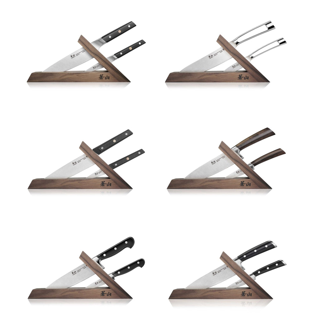 Cangshan 1021387 TAI Triangle Walnut Wood Knife Block - One Slot