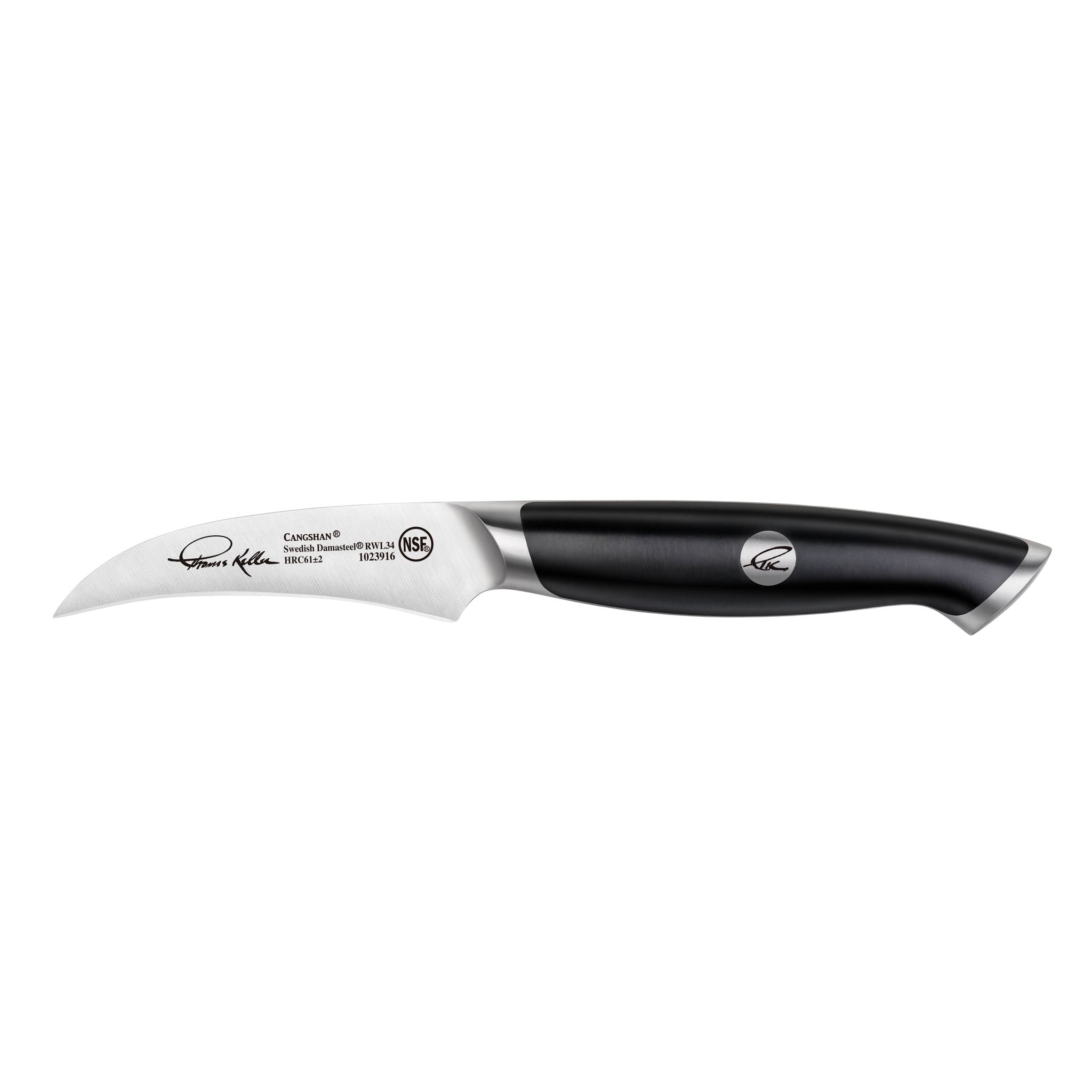 Cangshan 1023916 Thomas Keller Signature Collection 2.75-Inch Peeling Knife - Black