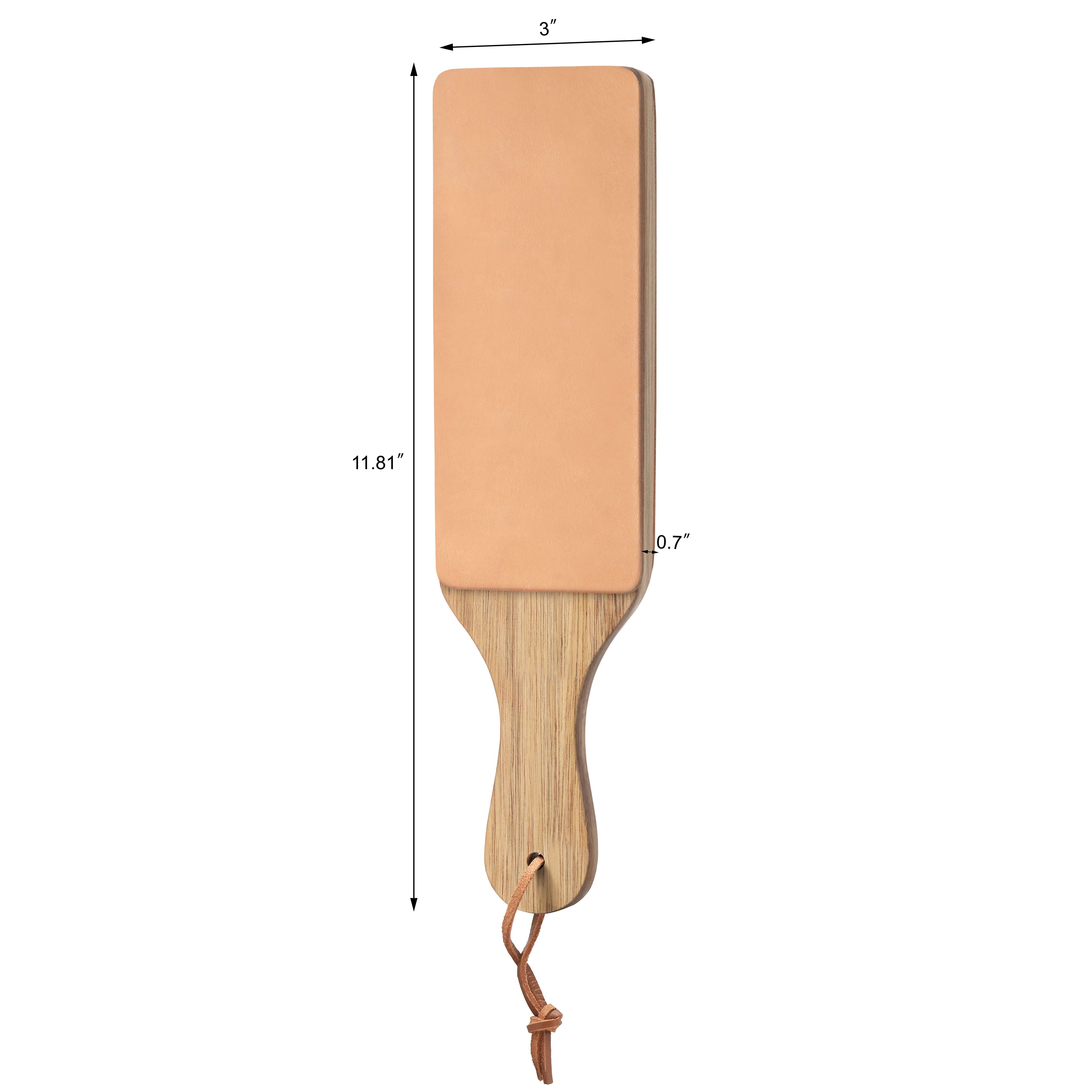 Cangshan 1026627 2-Sided Leather Paddle Strop