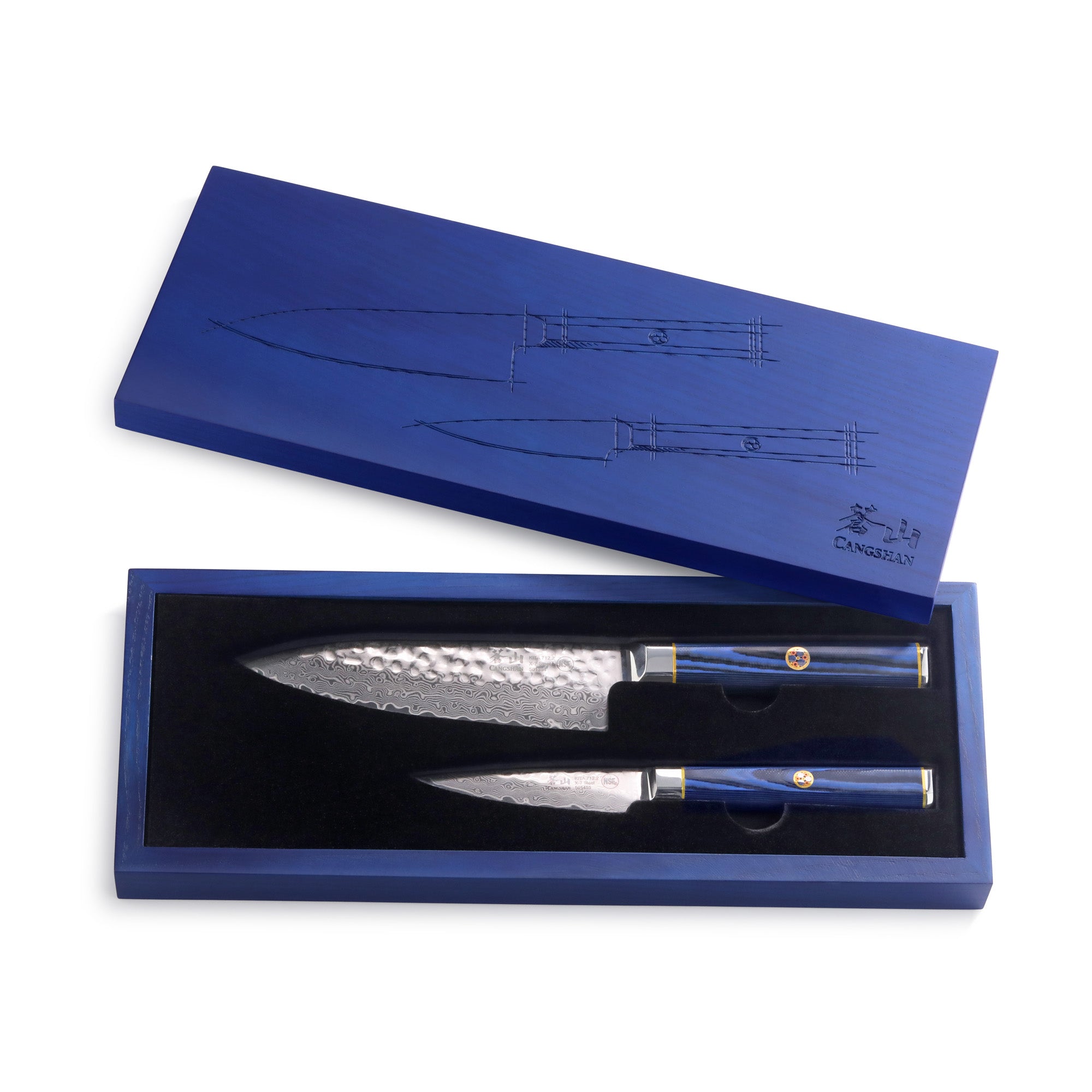 Cangshan 501523 KITA Series 2-Piece Starter Knife Set