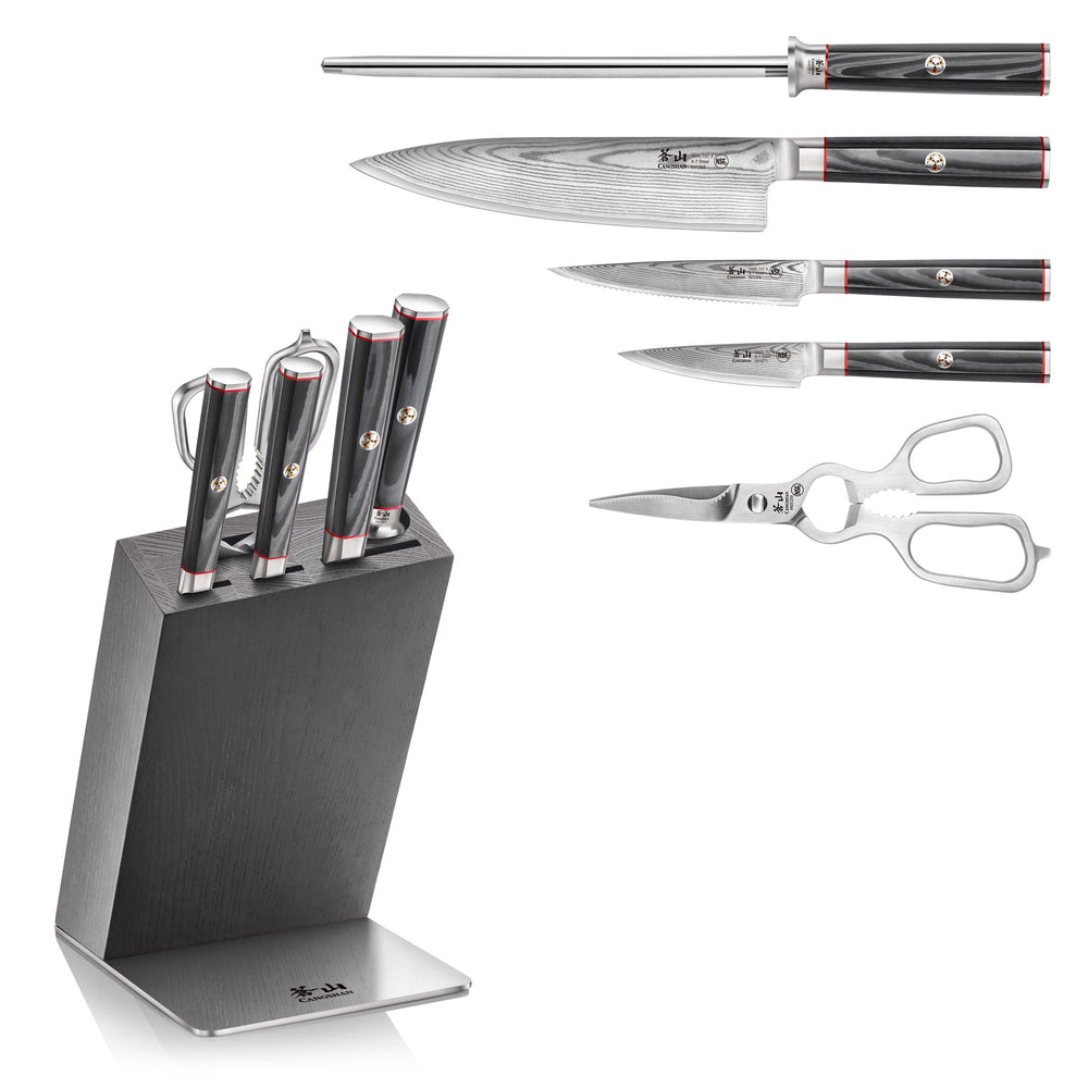Cangshan 501363 YARI Series 6-Piece Knife Block Set