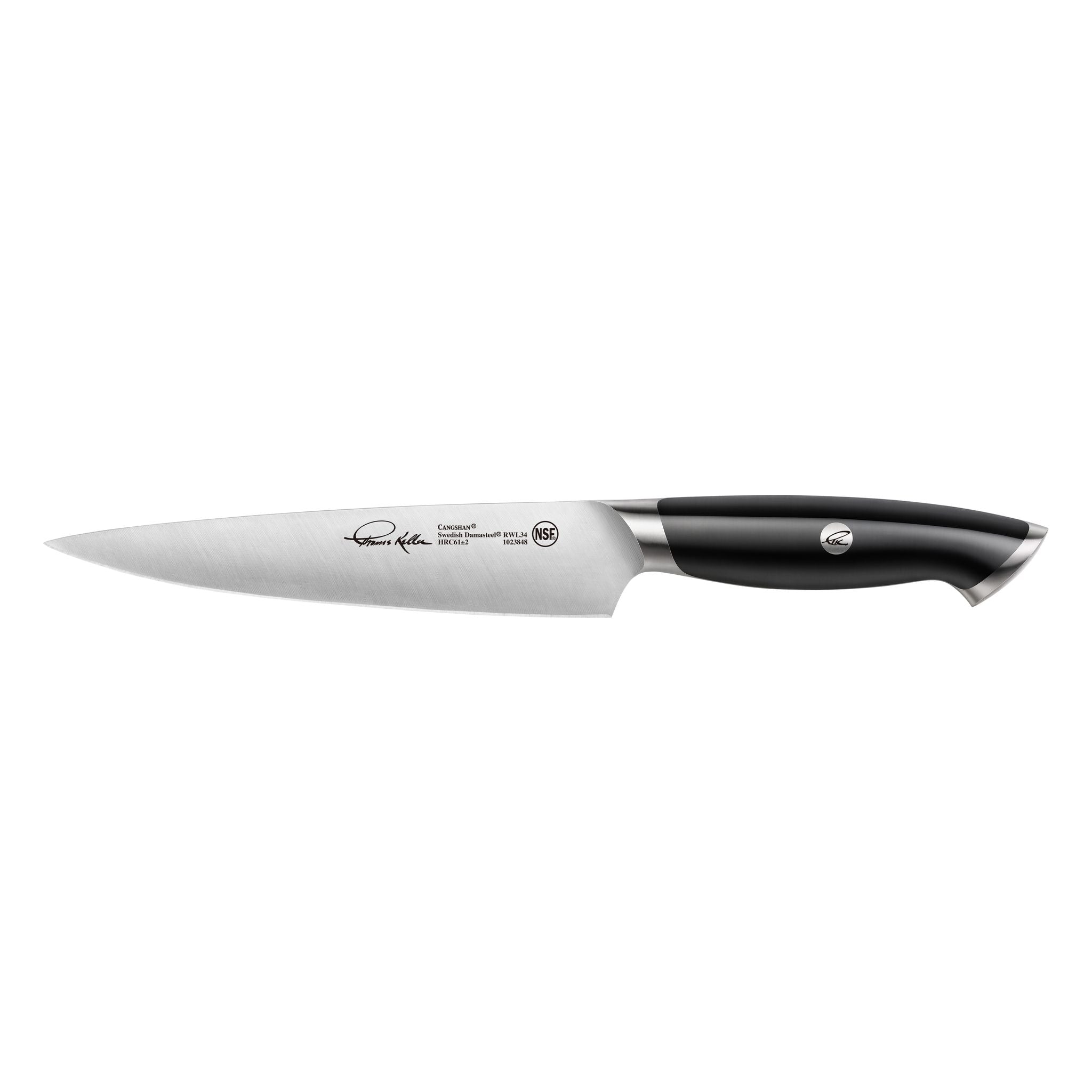 Cangshan 1023848 TKSC 7-Inch Utility Knife - Black