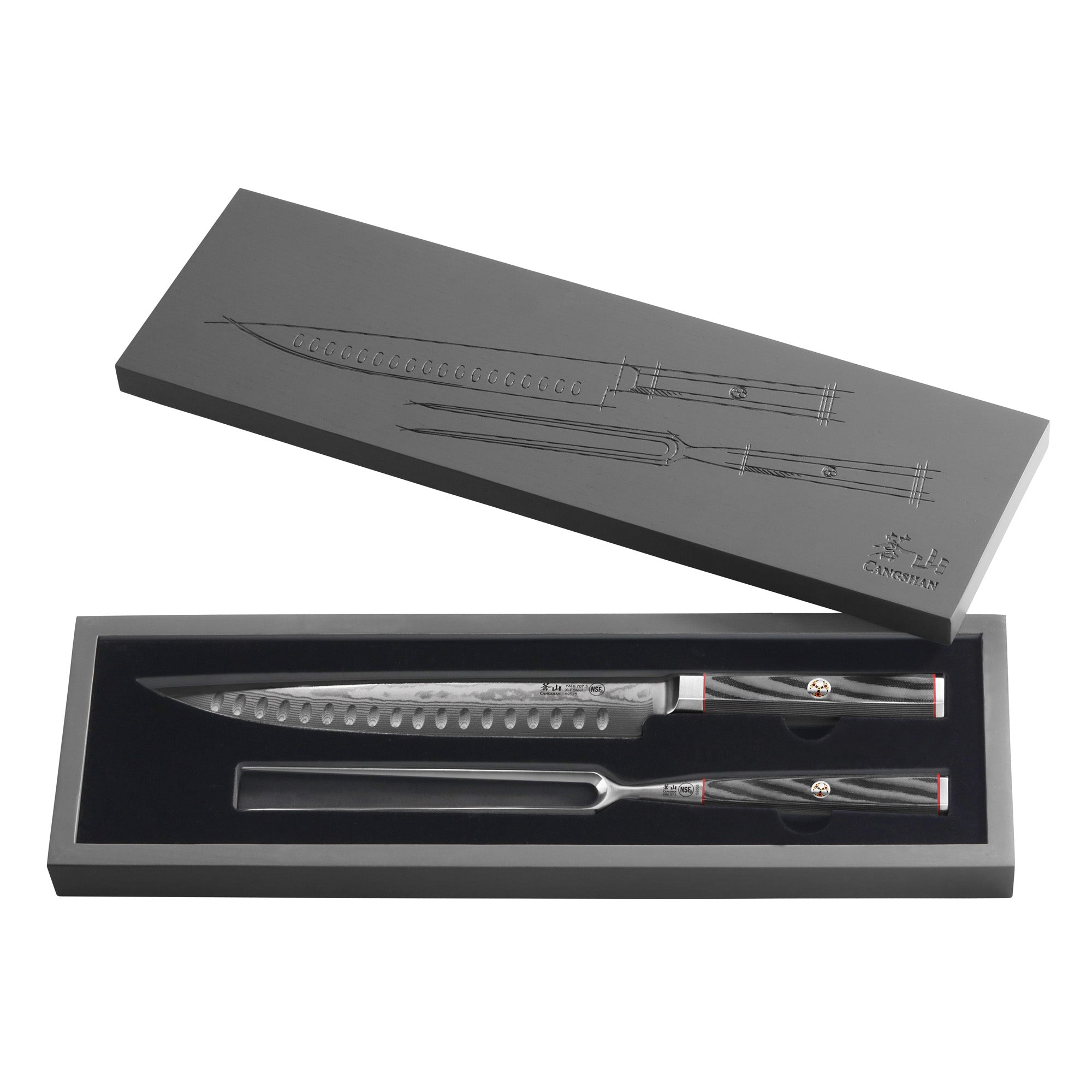 Cangshan 501332 YARI Series 2-Piece Carving Set