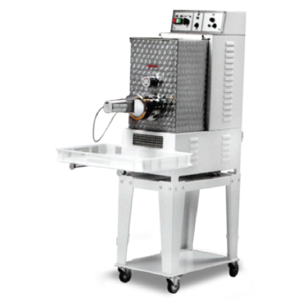 Omcan 13397 14 Inch Electric Floor Model Pasta Machine with Motorized Cutters