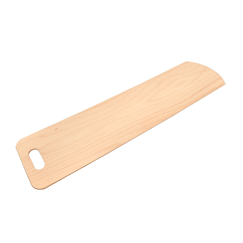 Linea Dori 3000 srl 6301/F Beech plywood board with handle hole to put pizza into oven