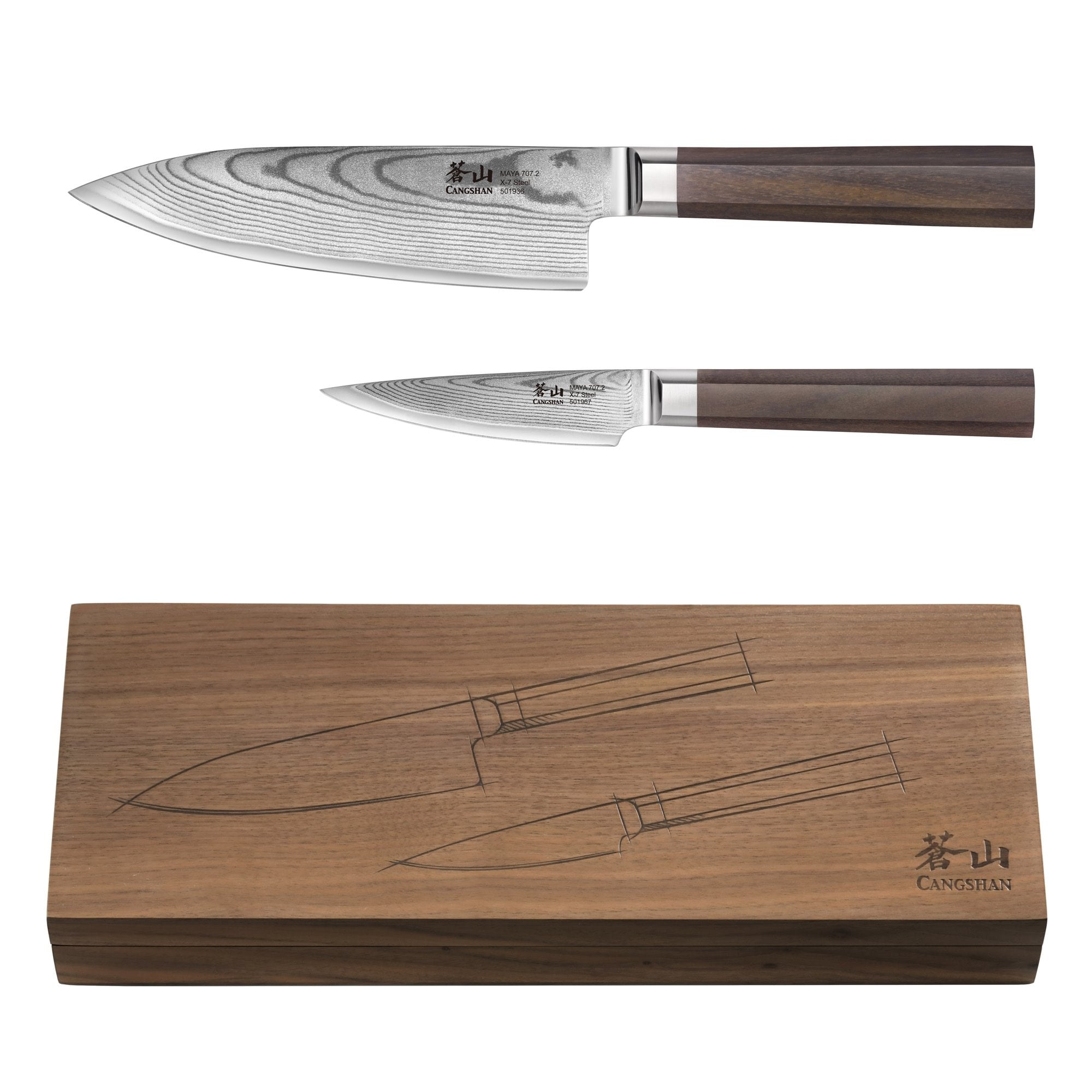 Cangshan 503770 MAYA Series 2-Piece Starter Knife Set