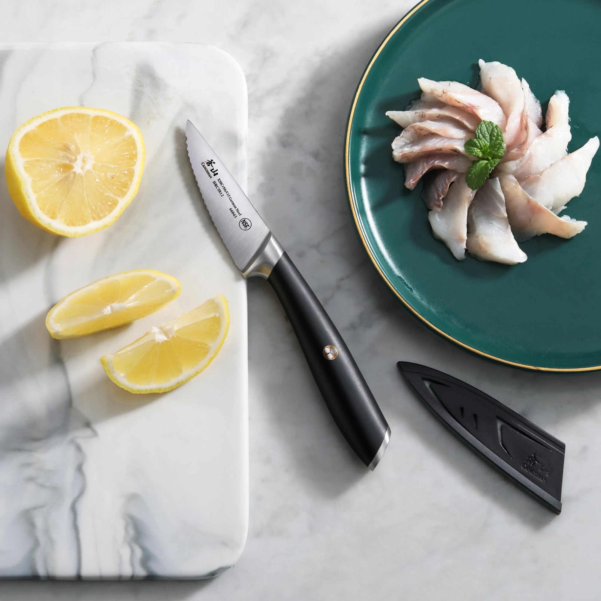 Cangshan 1026696 L Series 3-Piece Fillet Knife Set with Sheath