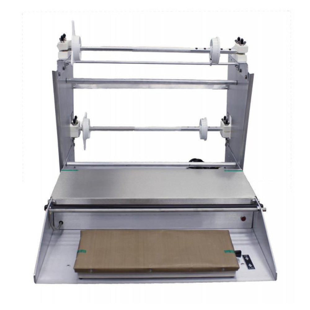 Omcan 14431 26 Inch Wrapping Machine Mounting Axle Heat Seal Aluminum and stainless steel