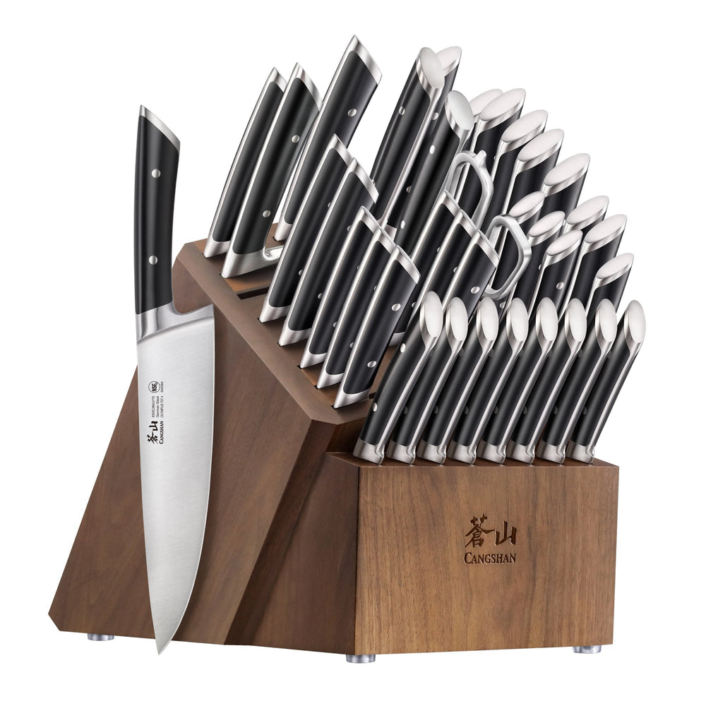 Cangshan 505545 OLYMPUS Series 36-Piece Knife Block Set