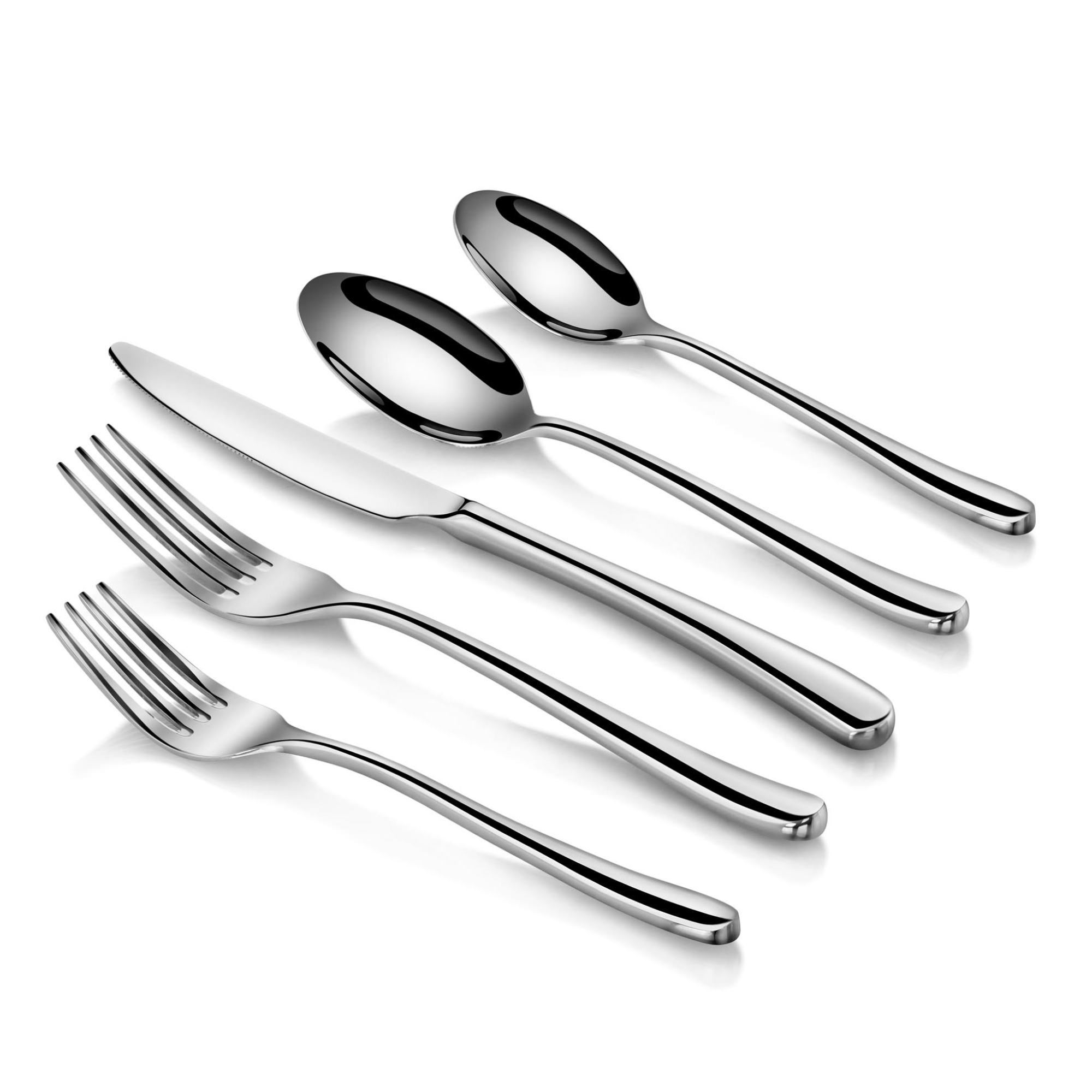Cangshan 1027037 RAIN II Series 103-Piece Forged Flatware Set