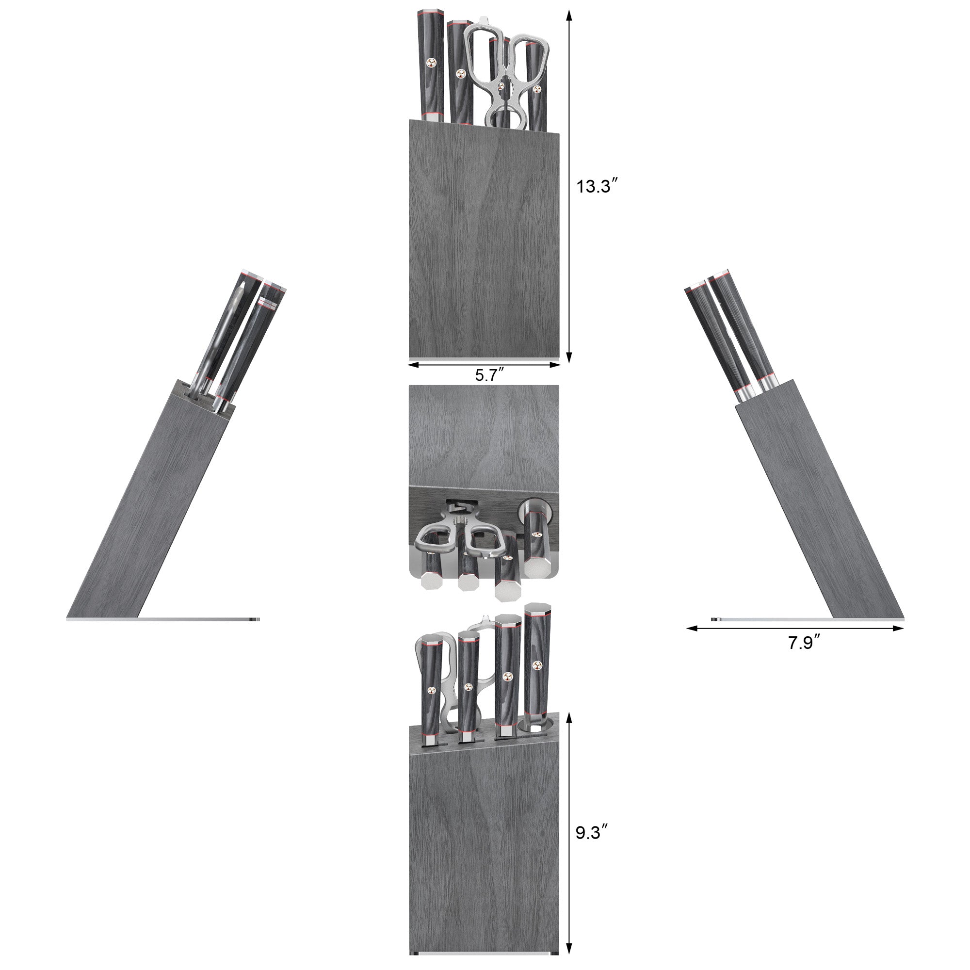 Cangshan 501363 YARI Series 6-Piece Knife Block Set