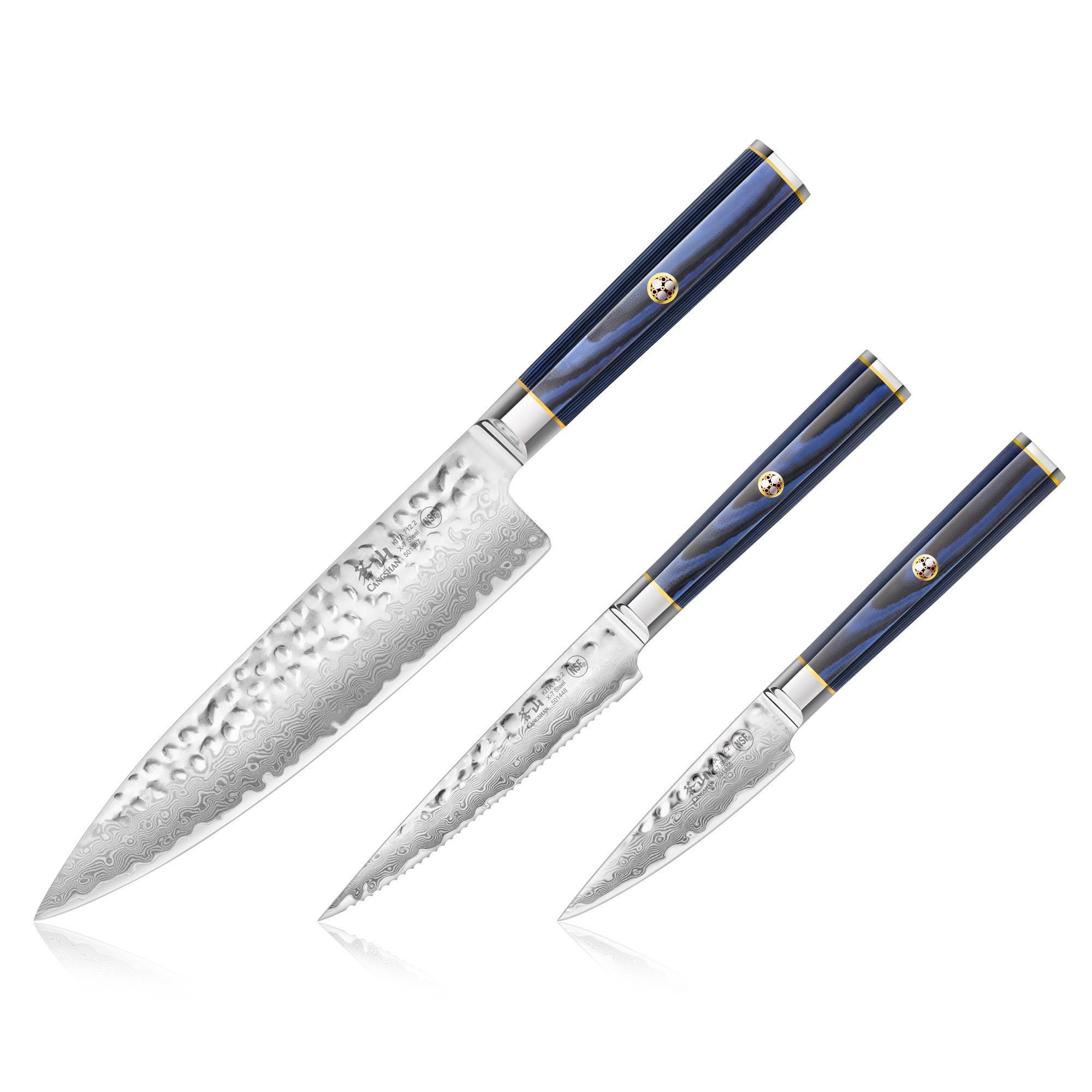 Cangshan 501530 KITA Series 3-Piece Starter Knife Set