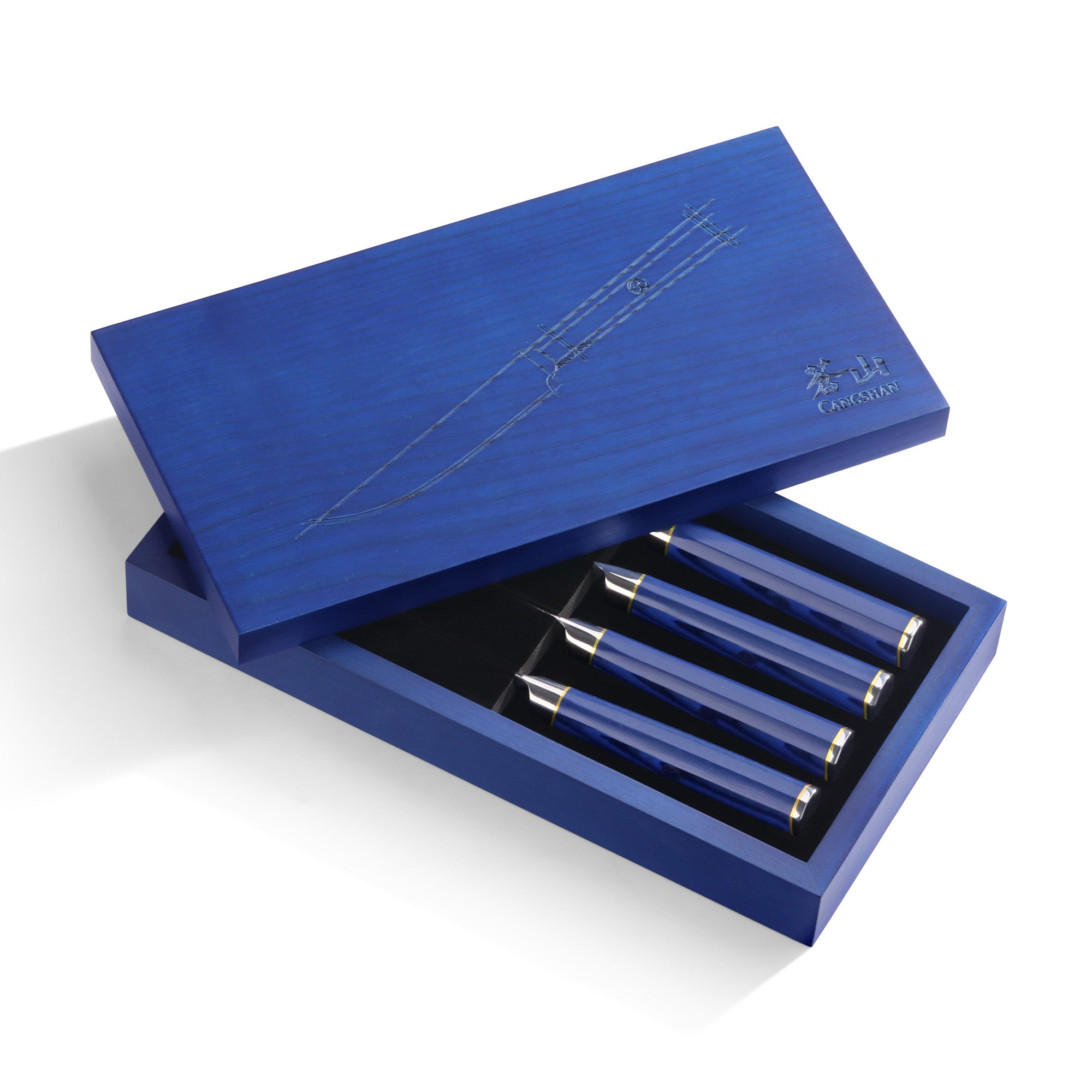 Cangshan 501509 KITA Series 4-Piece Fine Edge Steak Knife Set