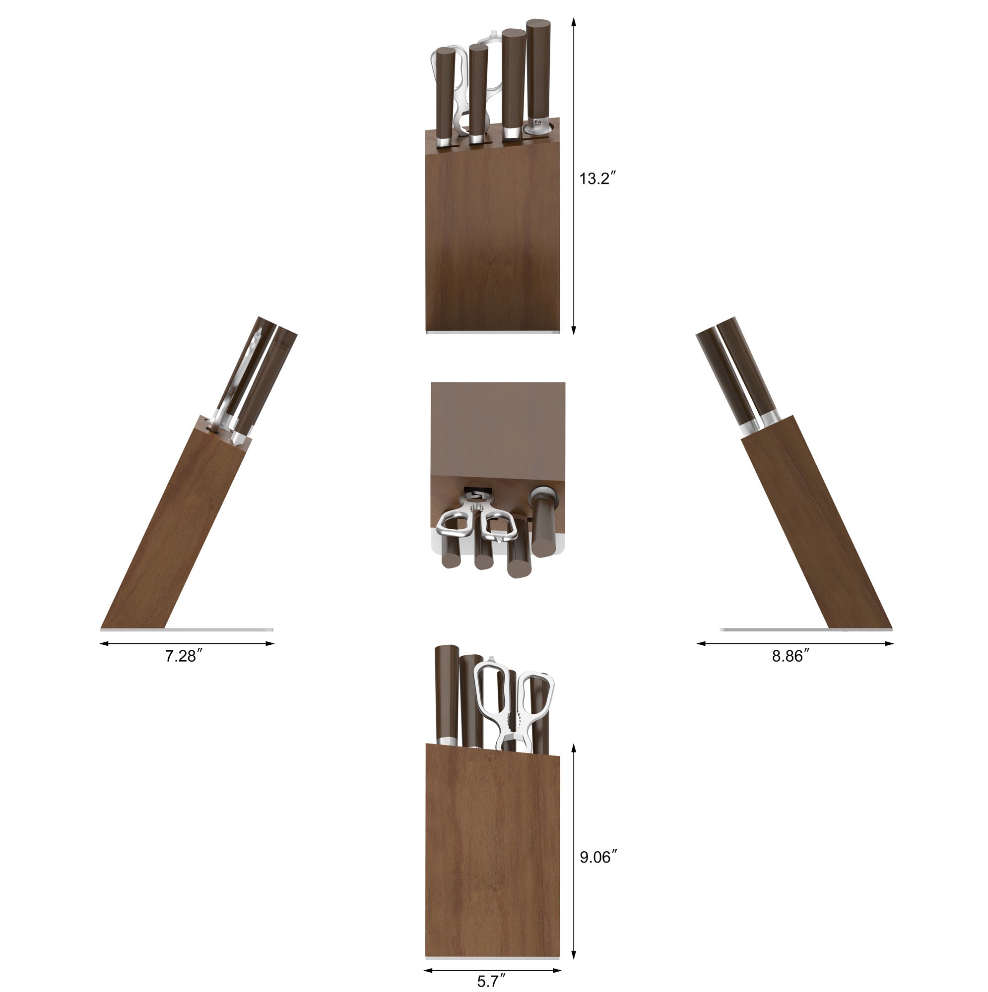 Cangshan 501189 HAKU Series 6-Piece Knife Block Set