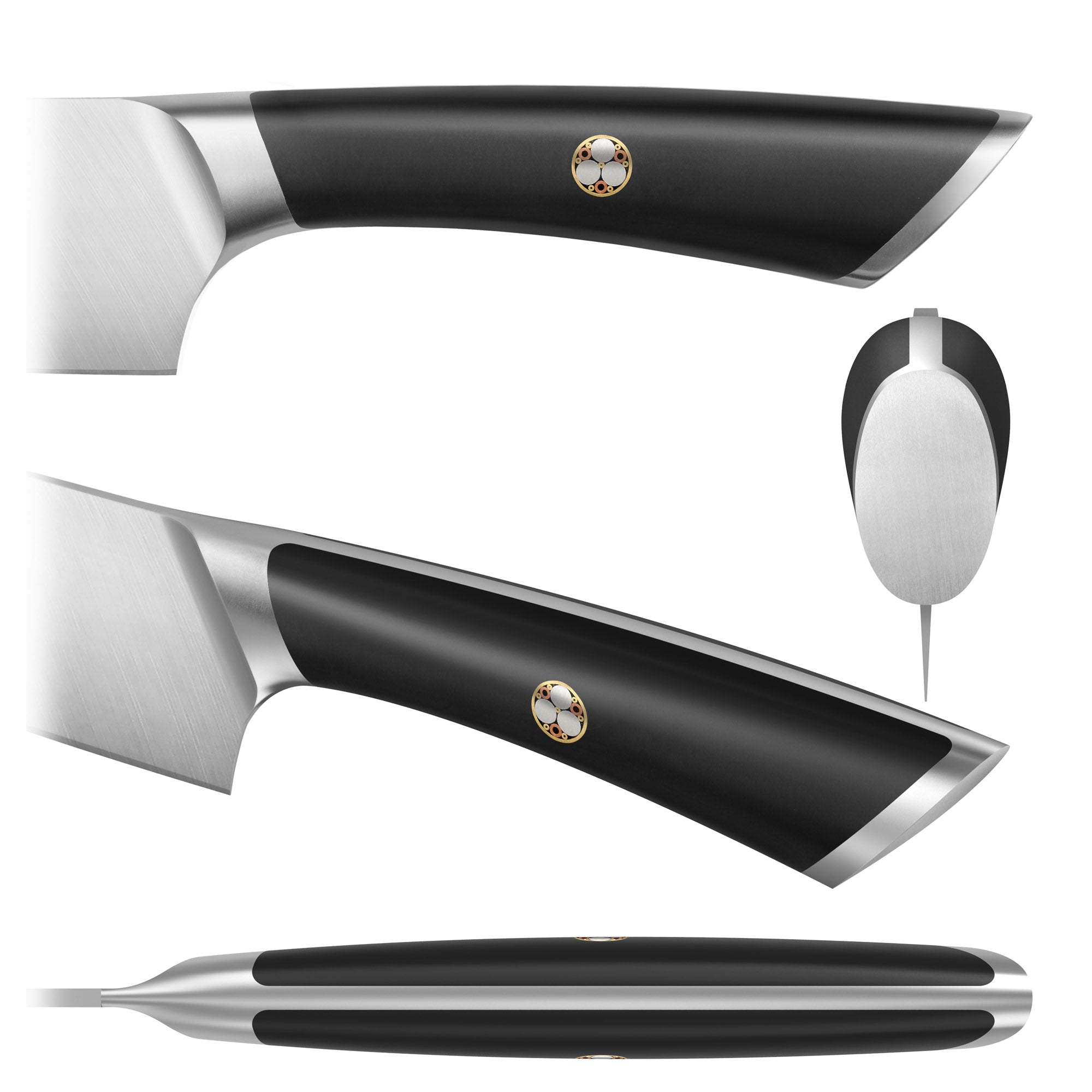 Cangshan 1027006 ELBERT Series 6-Piece BBQ Knife Kit - White