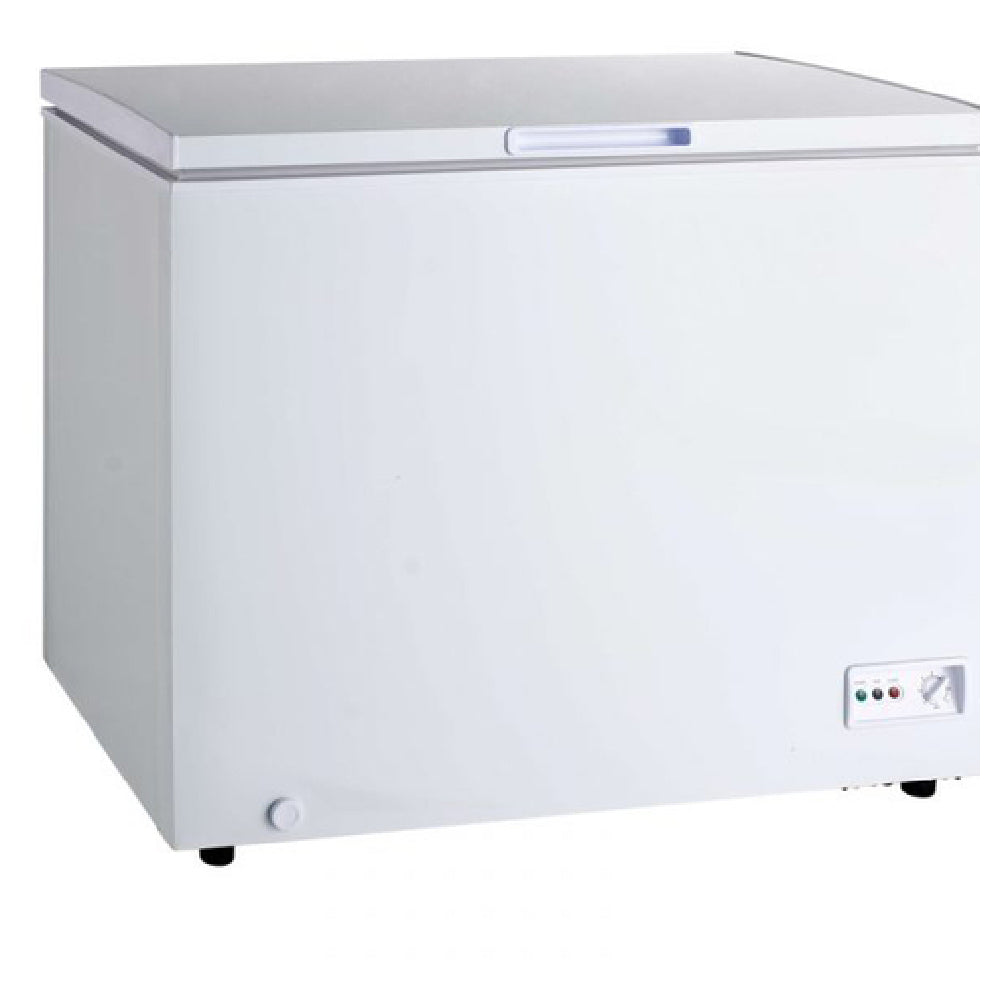 Omcan 46503 44 Inch Chest Freezer 10 Cu. Ft. Capacity Aluminum - Freezer