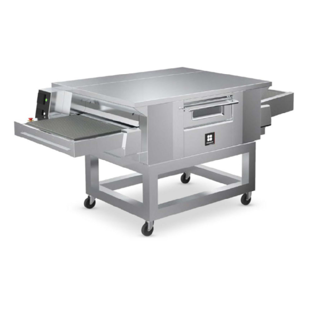 Omcan 47575 24 Inch Electric Conveyor Oven Static Dual Direction with Refractory Stone