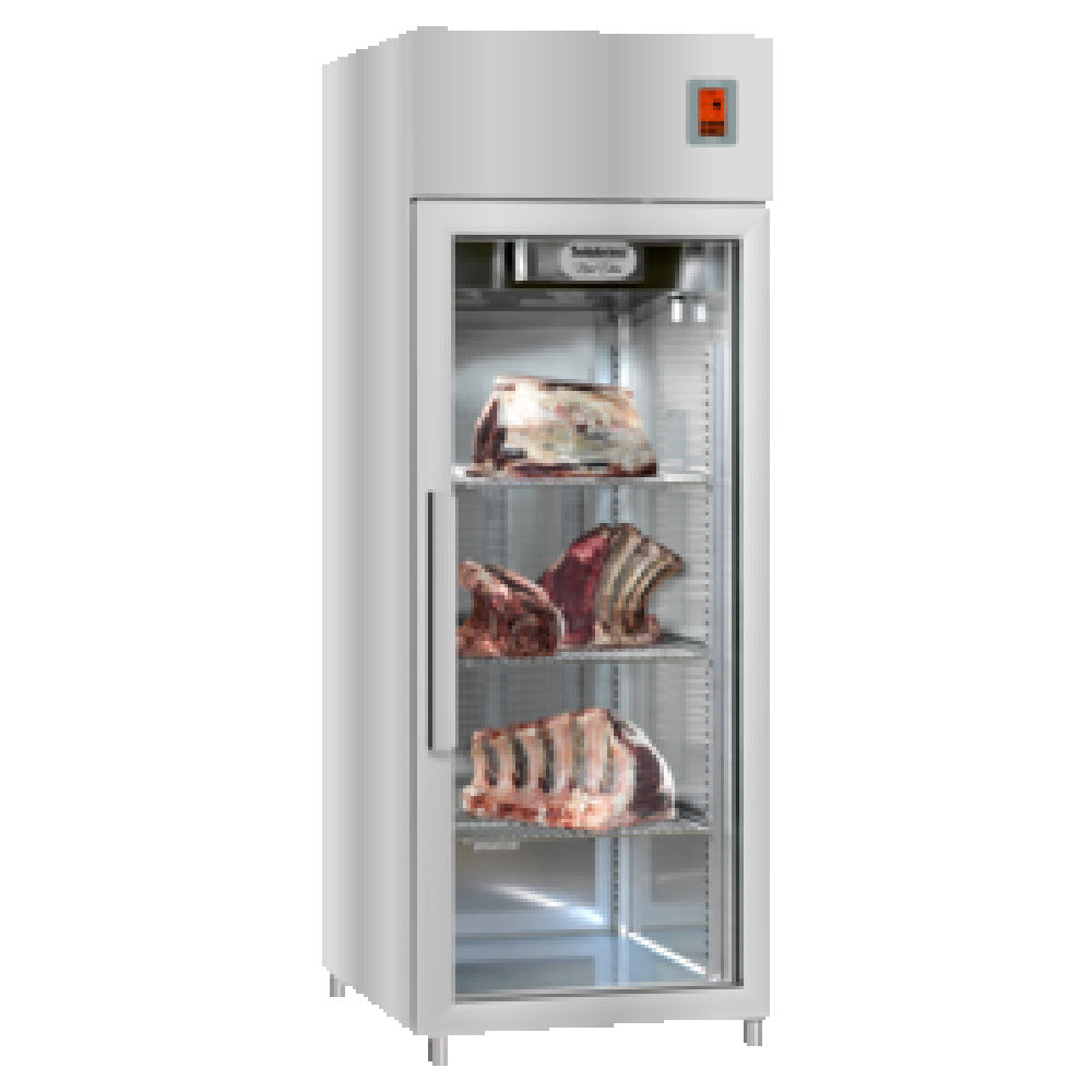 Omcan 47119 29 Inch Free-Standing Meat Curing Aging Cabinet with Climacure System