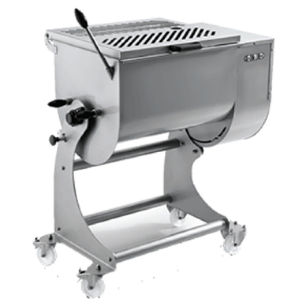 Omcan 37450 39 Inch Electric Floor Model Meat Mixer with Removable Mixing Arms