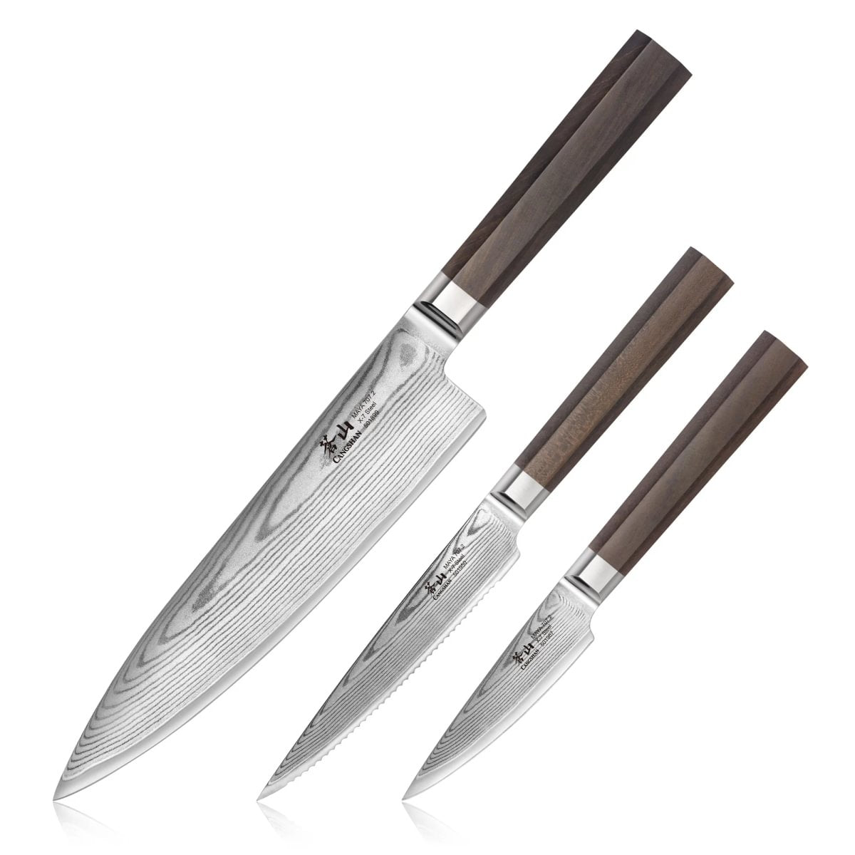 Cangshan 503787 MAYA Series 3-Piece Starter Knife Set