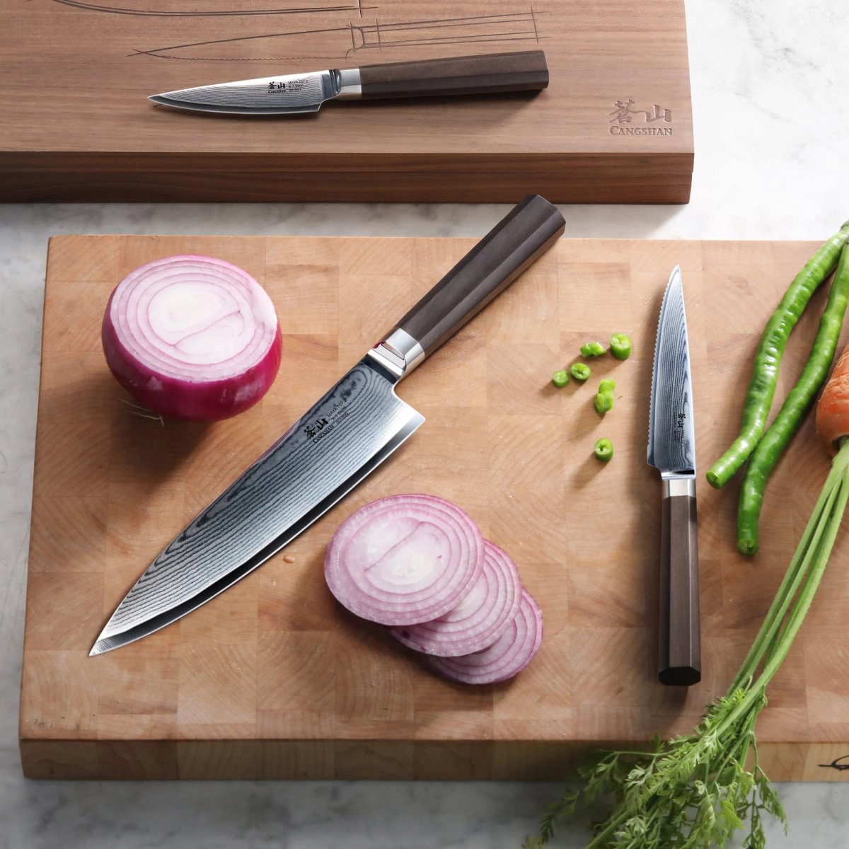 Cangshan 503787 MAYA Series 3-Piece Starter Knife Set