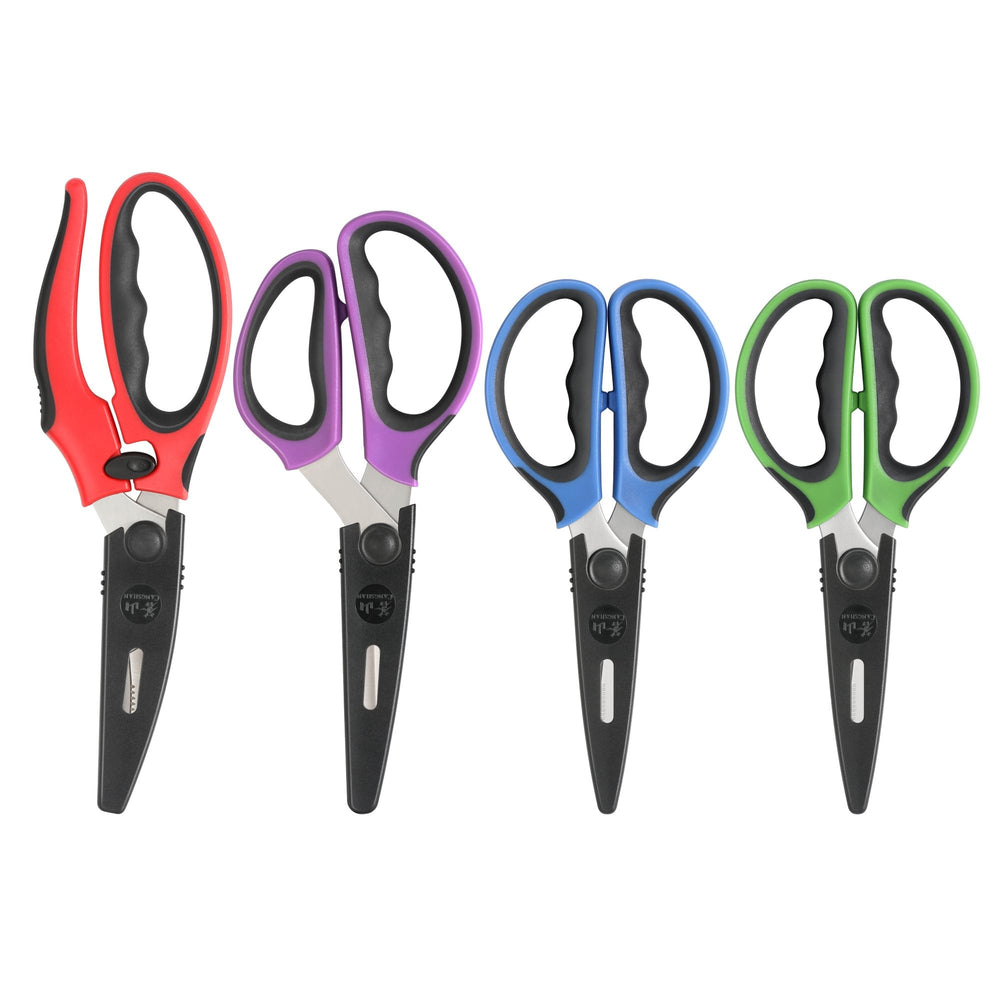 Cangshan 10300538 4-Piece Heavy-Duty Shears Set with Guards