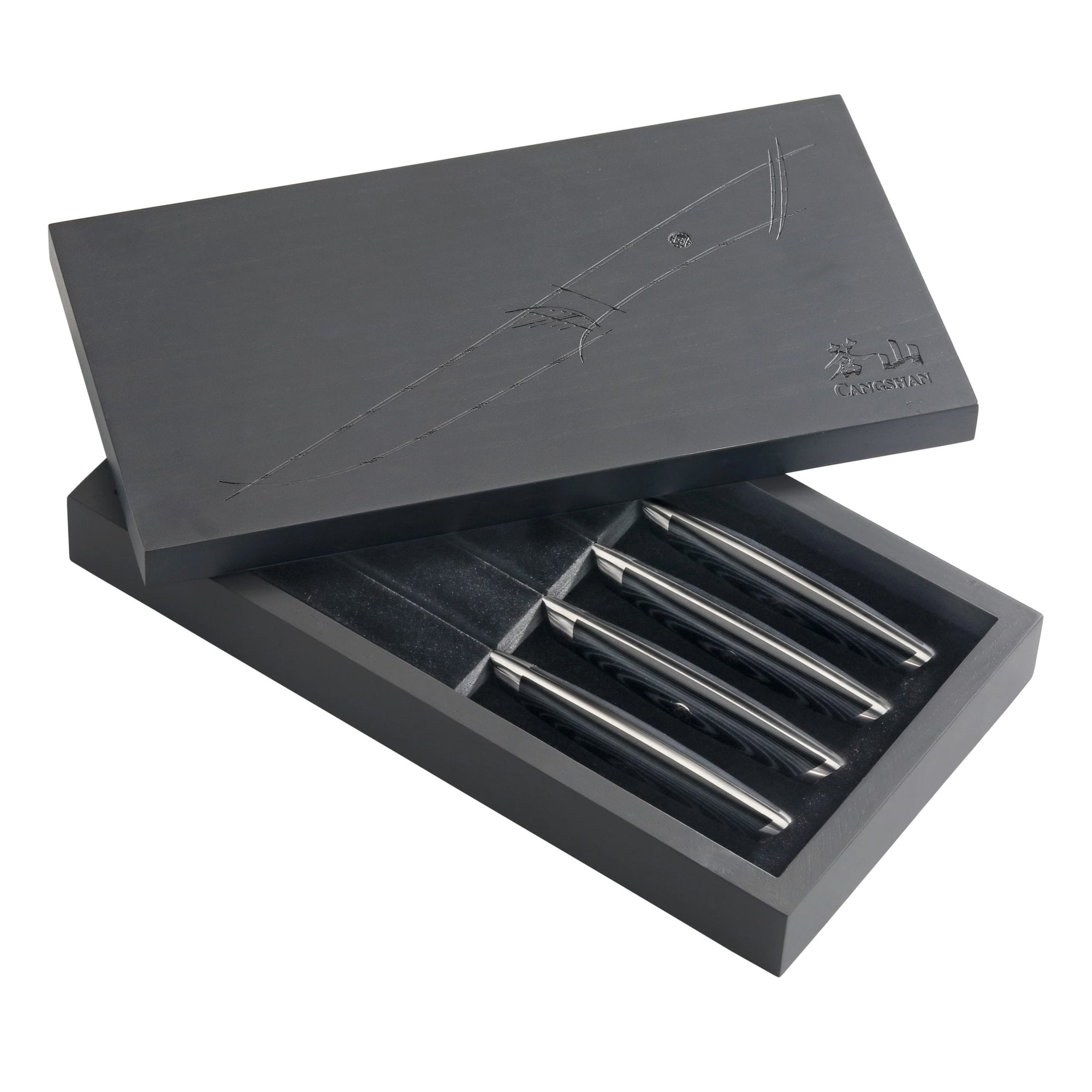 Cangshan 504326 KURO Series 4-Piece Steak Knife Set