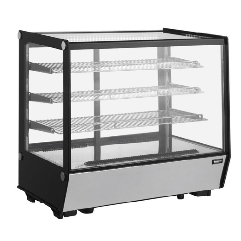 Omcan 47963 35 Inch Refrigerated Display Case Countertop 6.56 cu ft