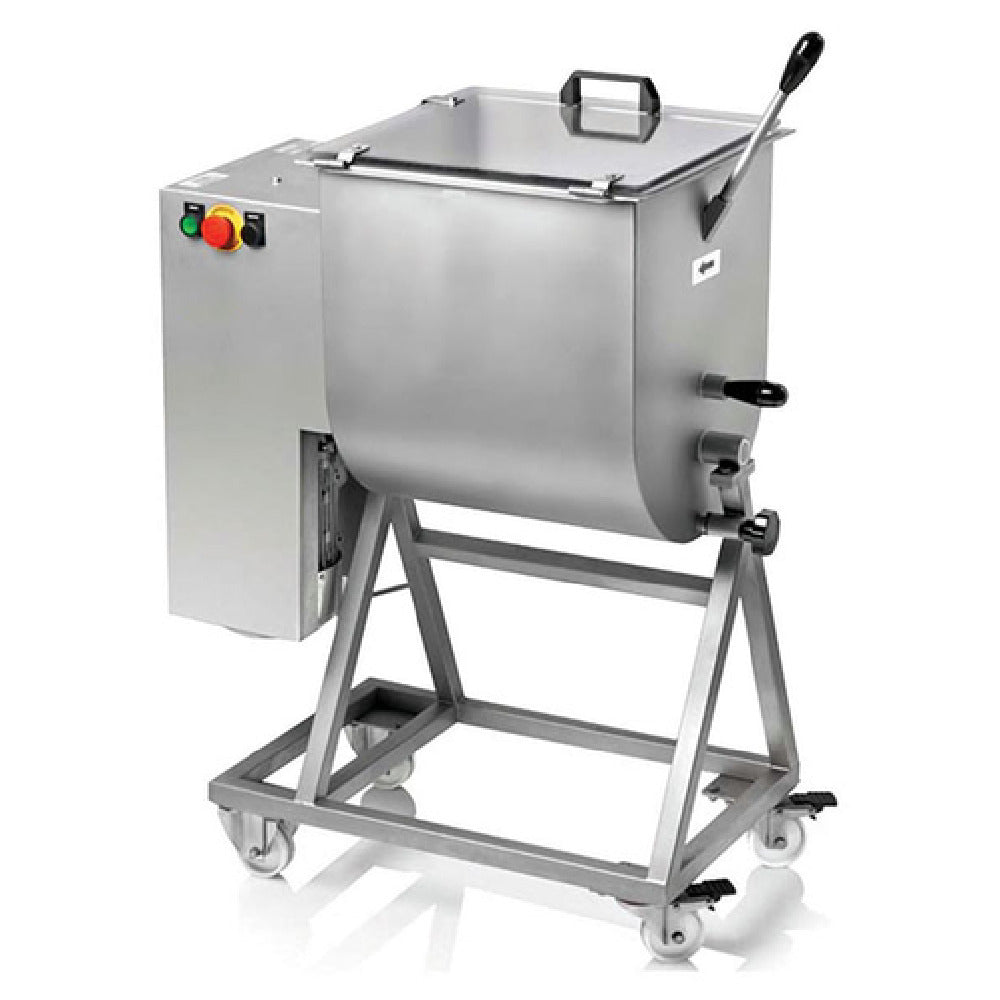 Omcan 47094 31 Inch Electric Meat Mixer Floor Model with 50 kg Bowl Capacity