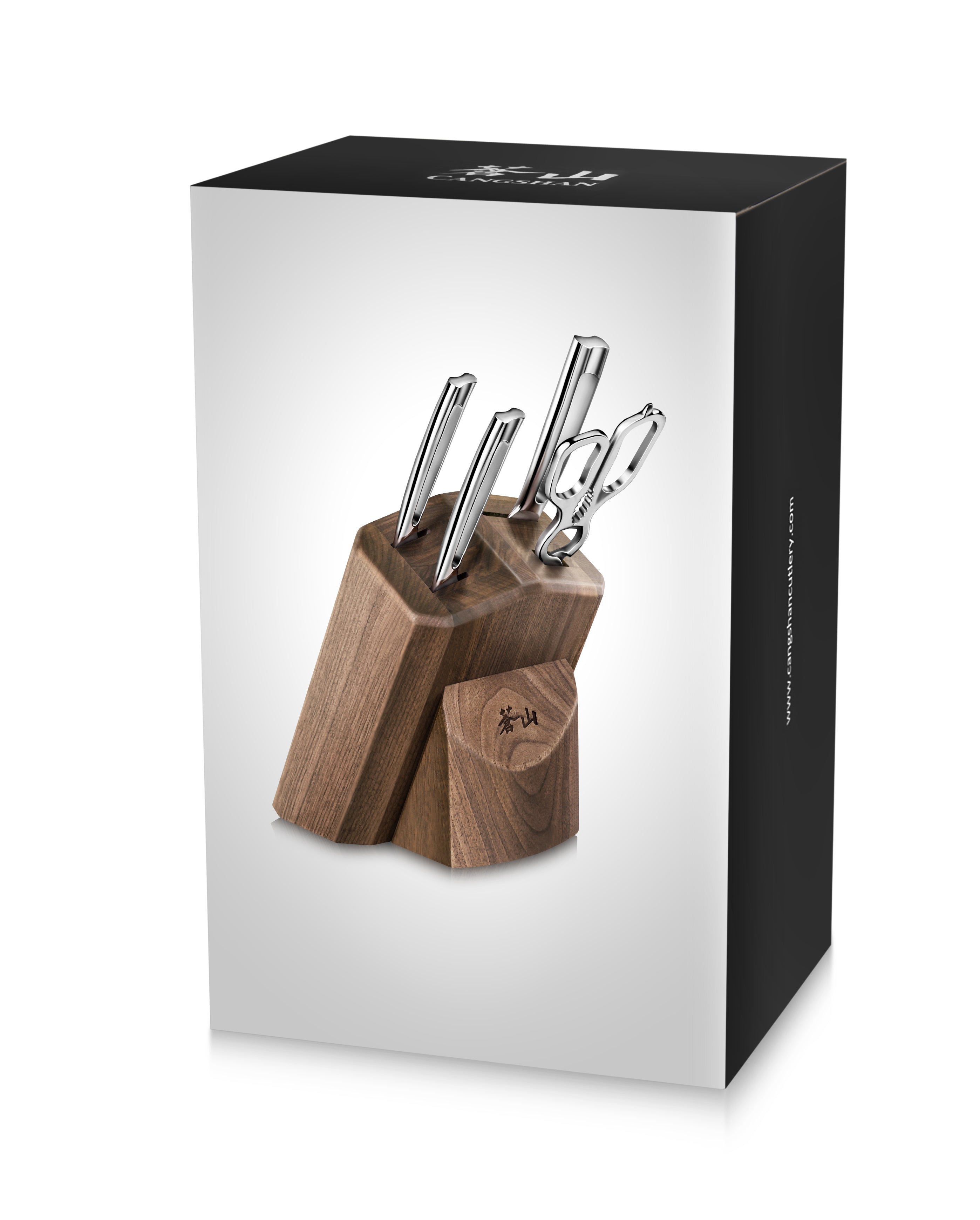 Cangshan 1022605 N1 Series 5-Piece Starter Knife Block Set
