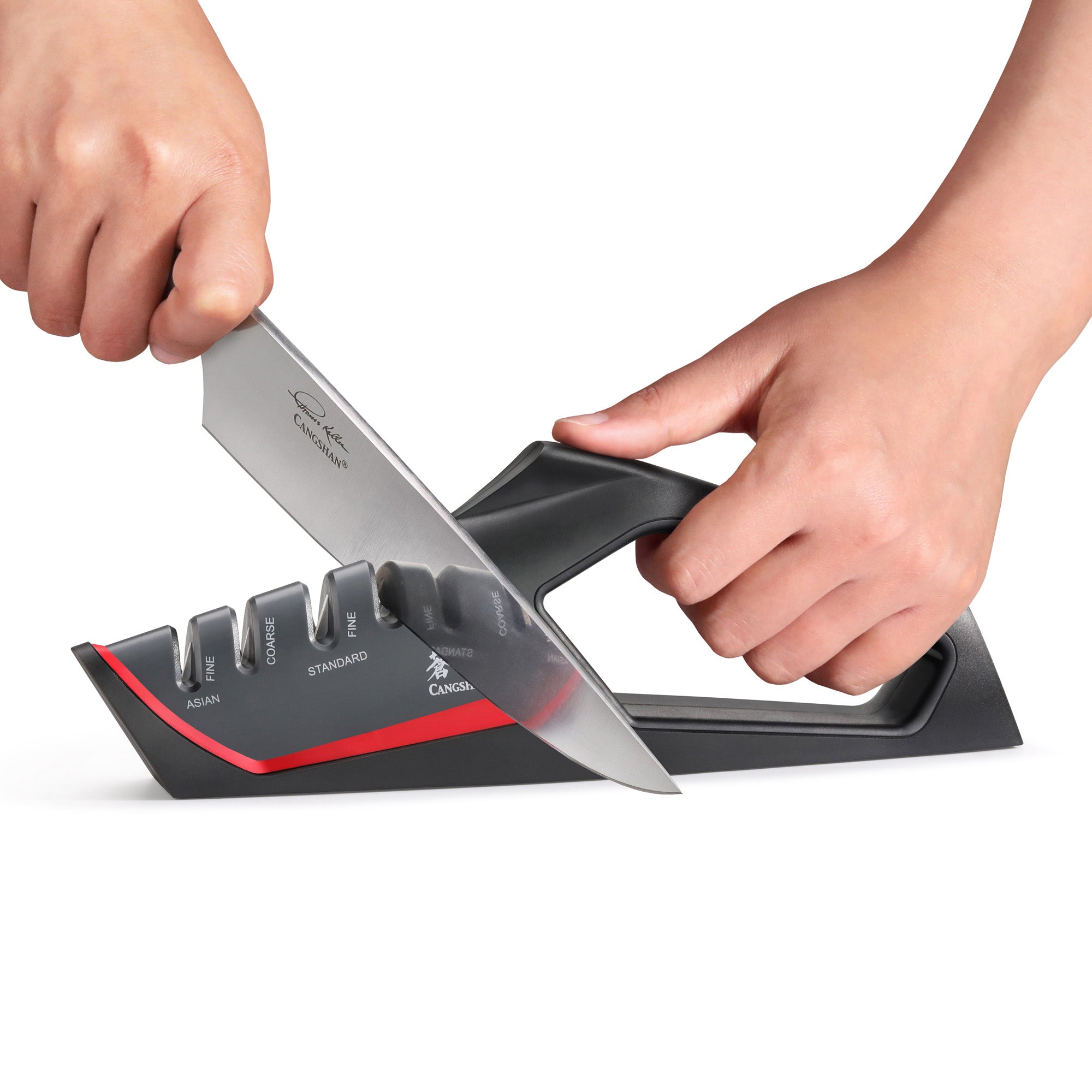 Cangshan 1026818 SHARK Series Hand-Held Knife Sharpener