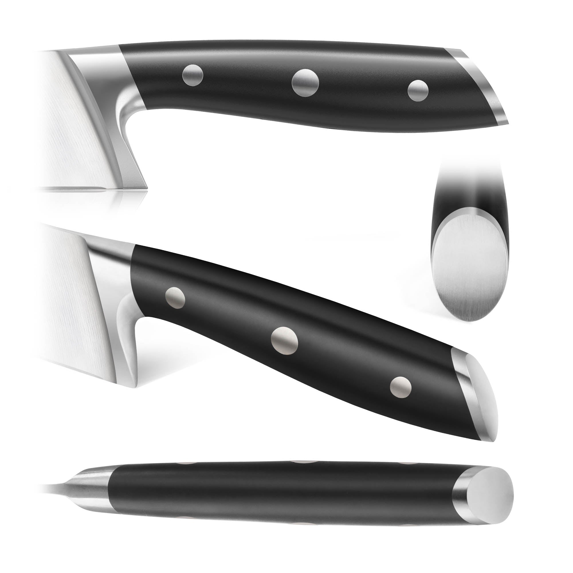 Cangshan 1026665 ALPS Series 12-Piece Knife Block Set - White