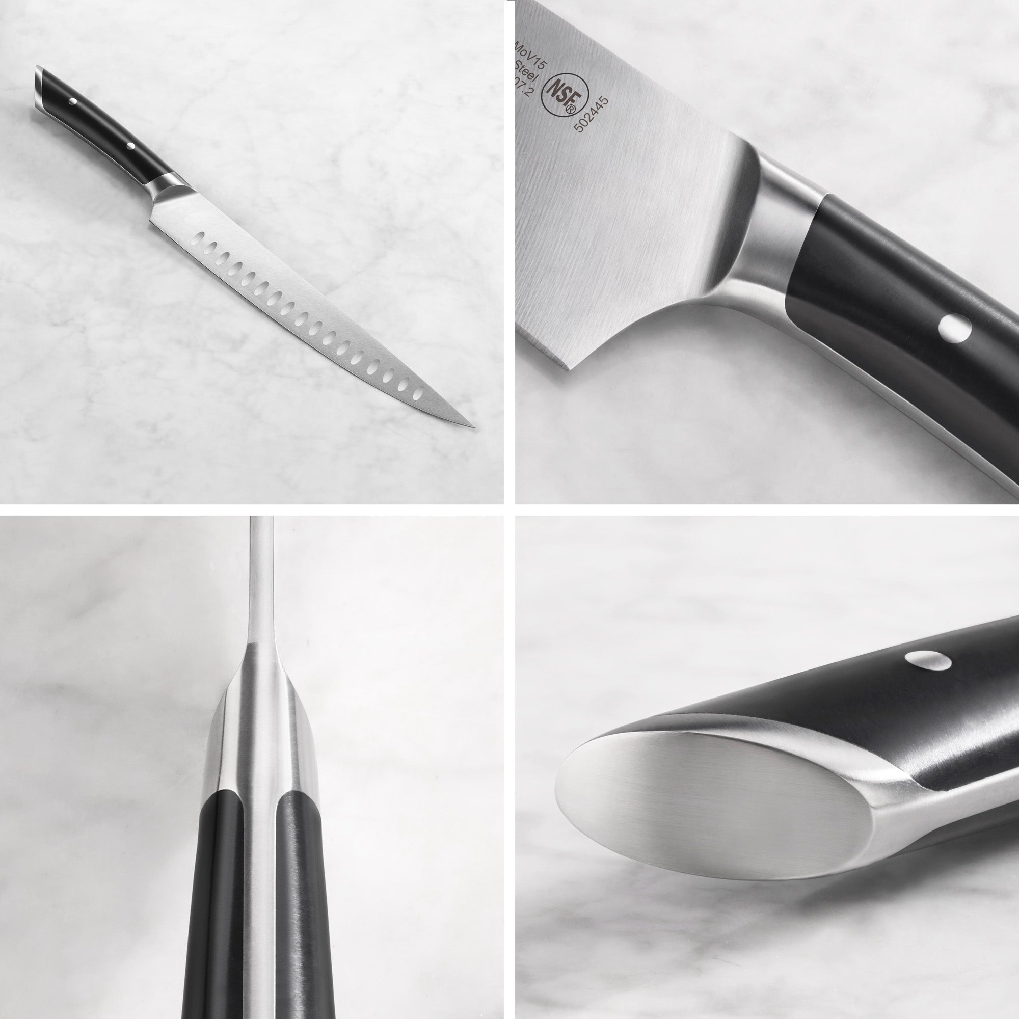 Cangshan 503367 HELENA Series 2-Piece Carving Set - White