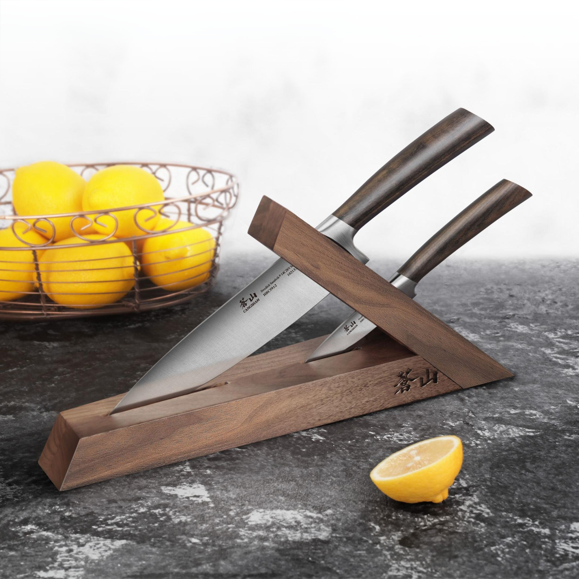 Cangshan 1021356 TA Series 3-Piece TAI Knife Block Set