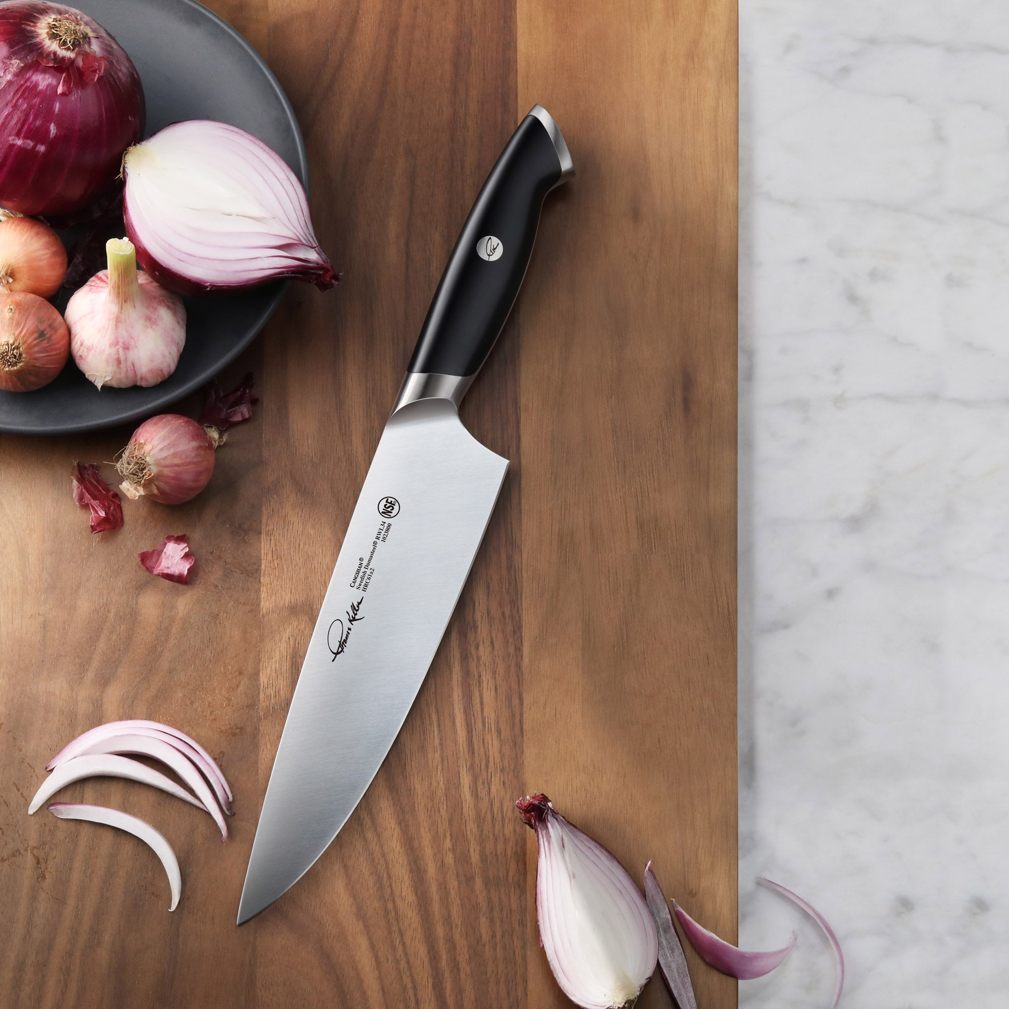 Cangshan 1023800 TKSC 8-Inch Chef Knife - Black