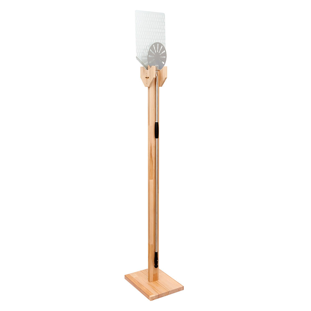 Linea Dori 3000 srl 25010 Beech self-standing peel rack (finished with a treatment for food contact)