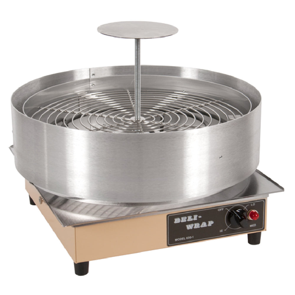 Omcan 13216 12 Inch Adjustable Pedestal Pizza Wrapper Countertop Electric