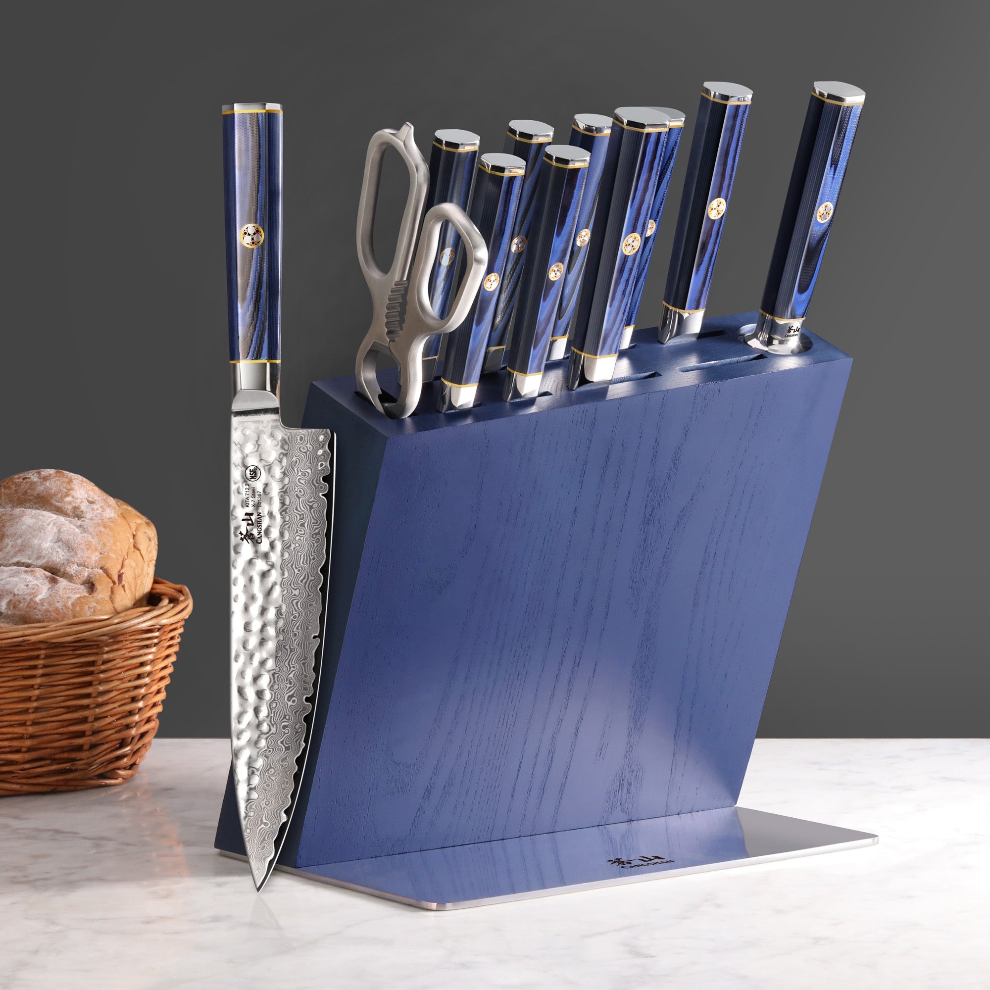 Cangshan 501790 KITA Series 12-Piece HUA Knife Block Set