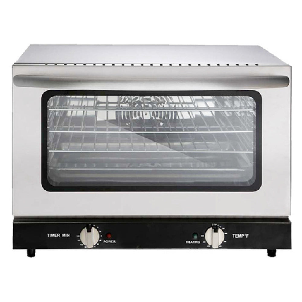 Omcan 43218 22 Inch Electric Convection Oven Stainless Steel Countertop