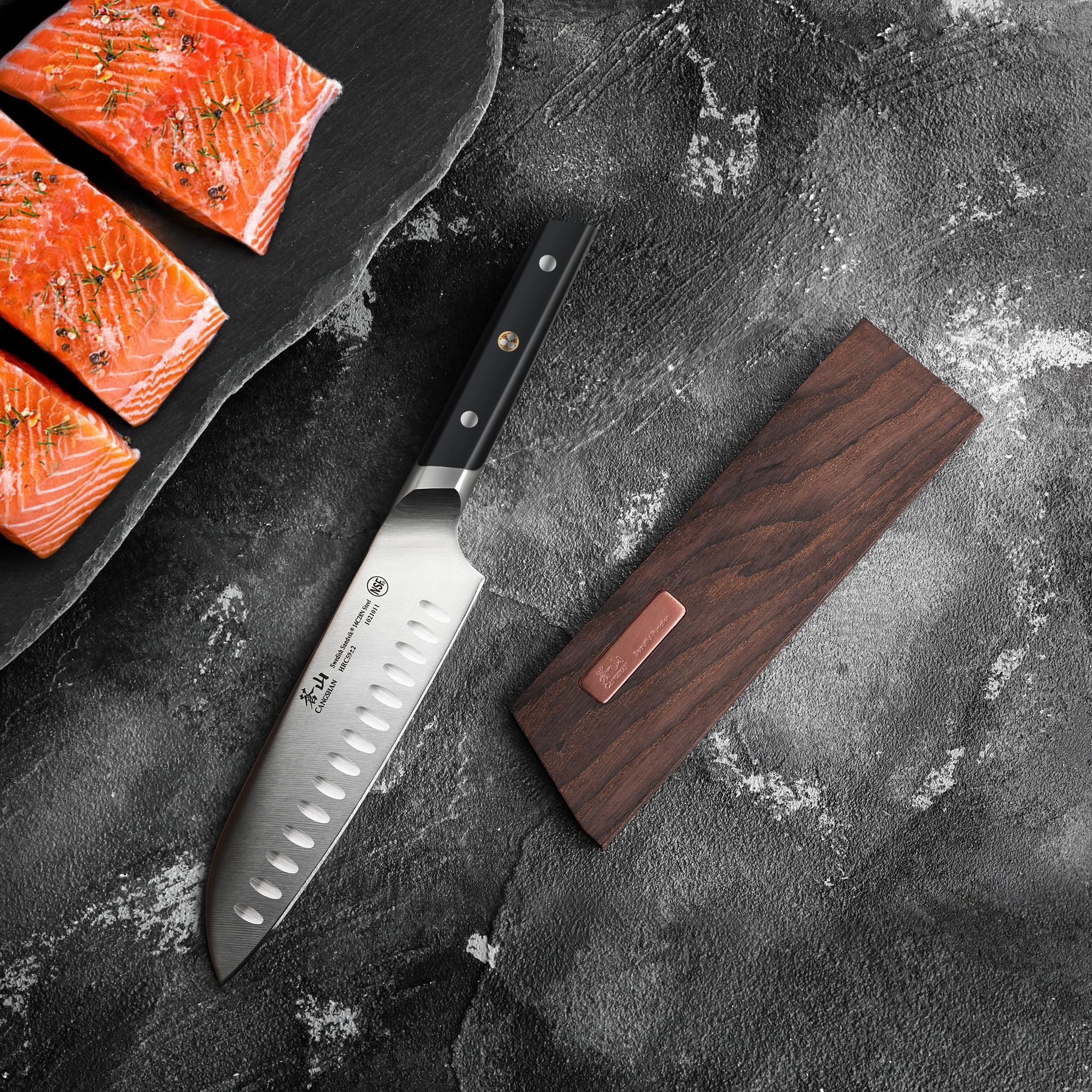 Cangshan 1021493 ANCHOR Magnetic Knife Sheath Only - 5-Inch Utility Knife