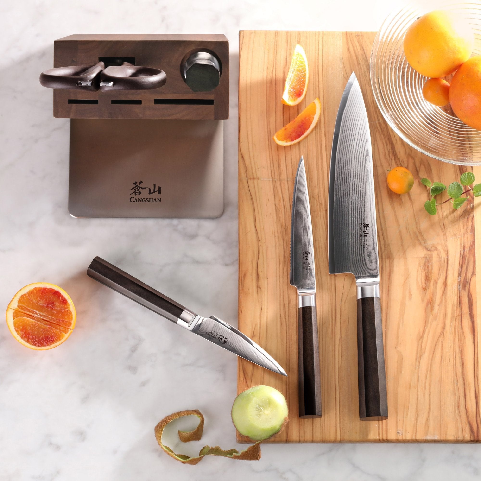 Cangshan 503527 MAYA Series 6-Piece Knife Block Set