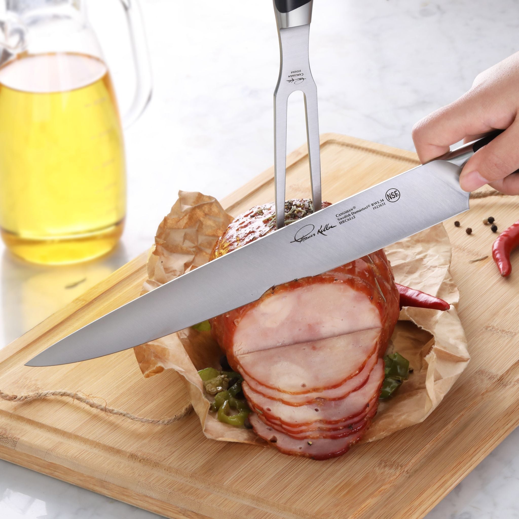 Cangshan 1023831 TKSC 10.5-Inch Carving Knife