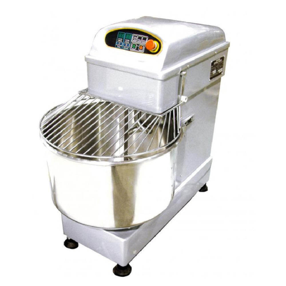 Omcan 19195 40.7 Quarts Spiral Dough Mixer Electric Mixer Painted Housing with Dough Hook