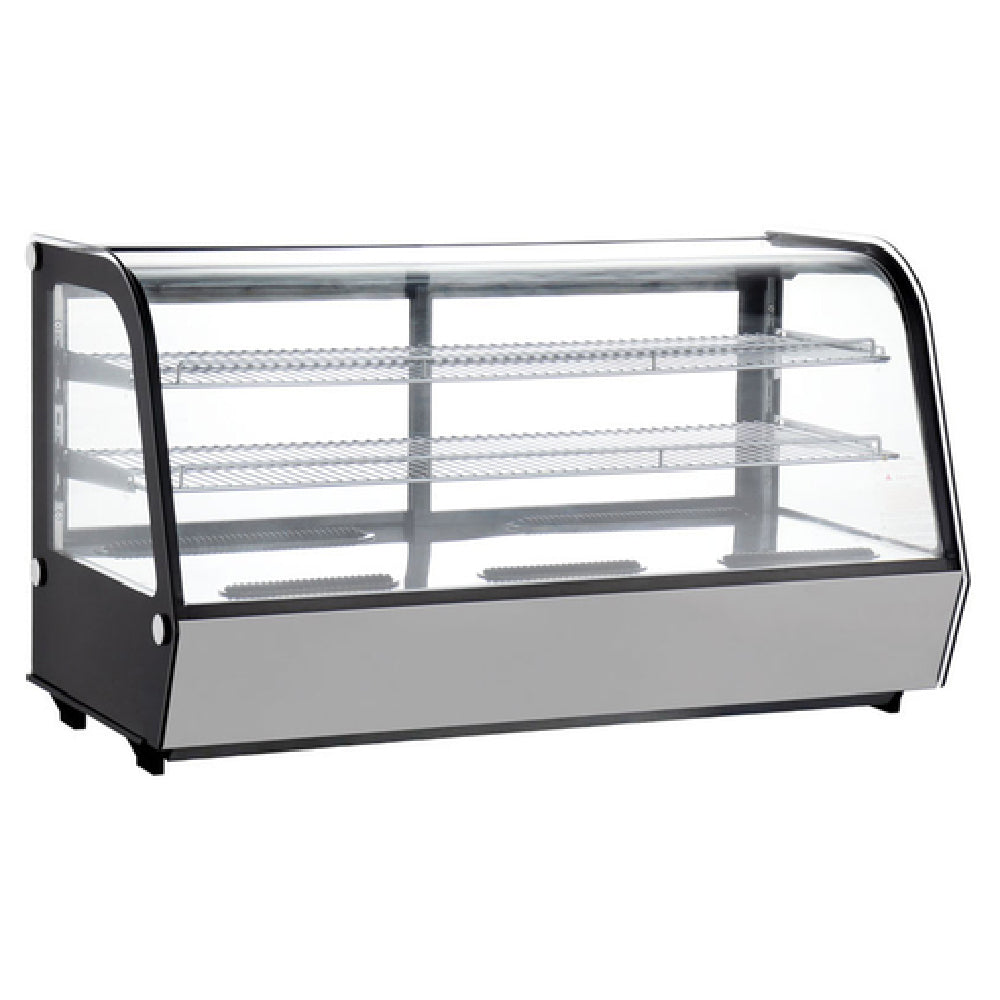 Omcan 44631 48 Inch Refrigerated Display Case Countertop Full Service