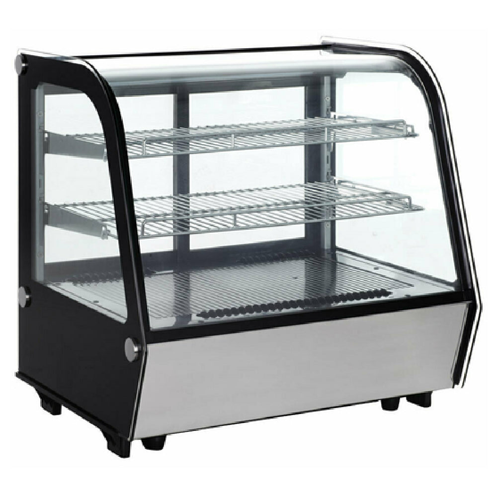 Omcan 44629 27 Inch Refrigerated Display Case Countertop 4.24 cu ft with LED Light