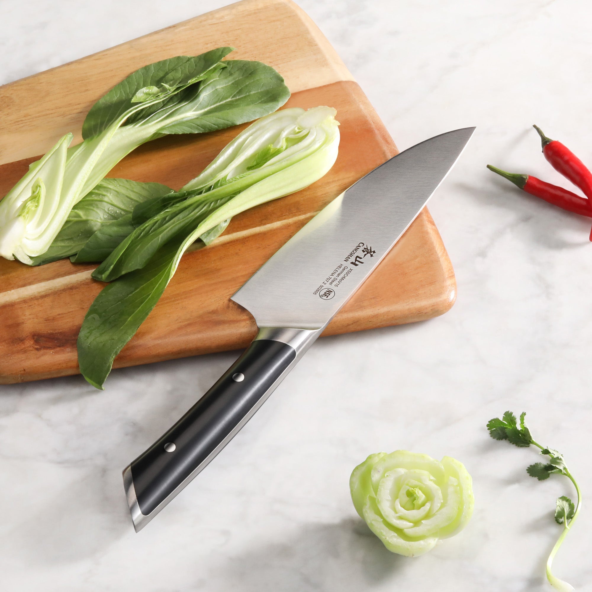 Cangshan 502452 HELENA Series 8-Inch Chef's Knife - 8-Inch / Black