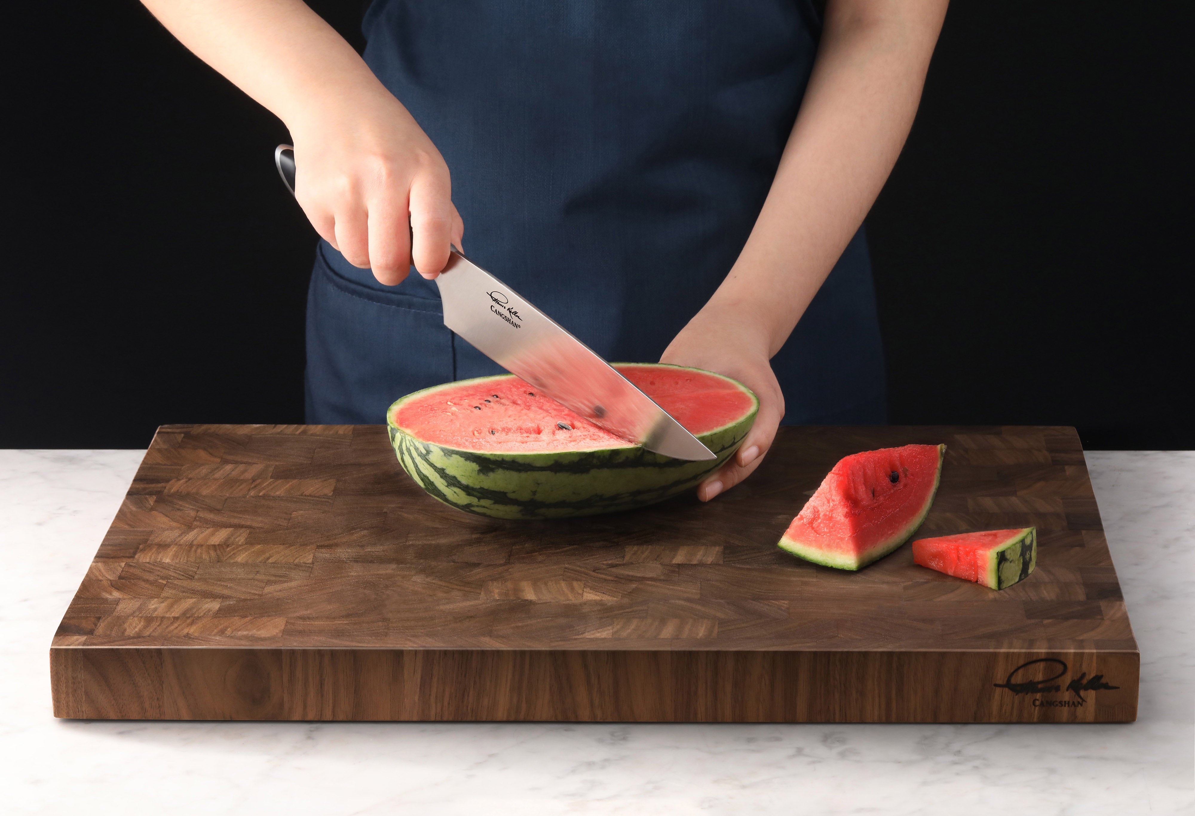 Cangshan 1024104 TKSC Walnut End-Grain Cutting Board