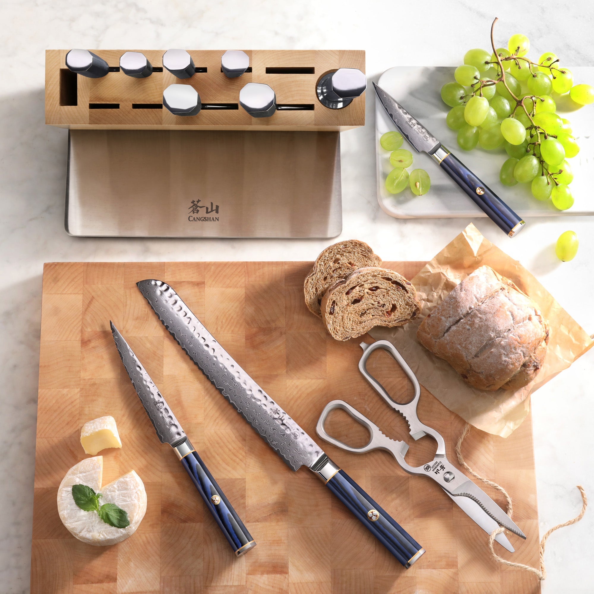 Cangshan 501790 KITA Series 12-Piece HUA Knife Block Set