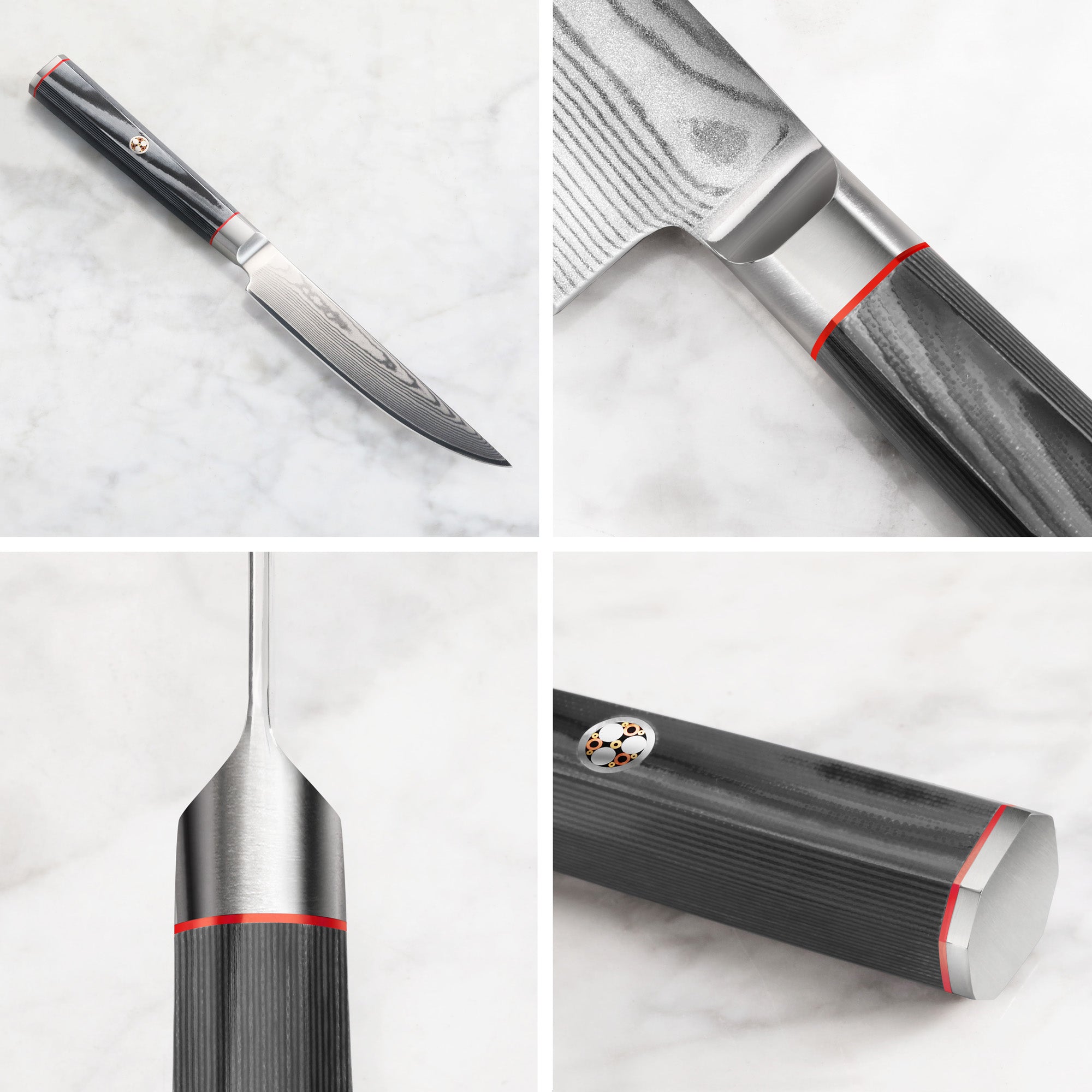 Cangshan 501325 YARI Series 4-Piece Fine Edge Steak Knife Set