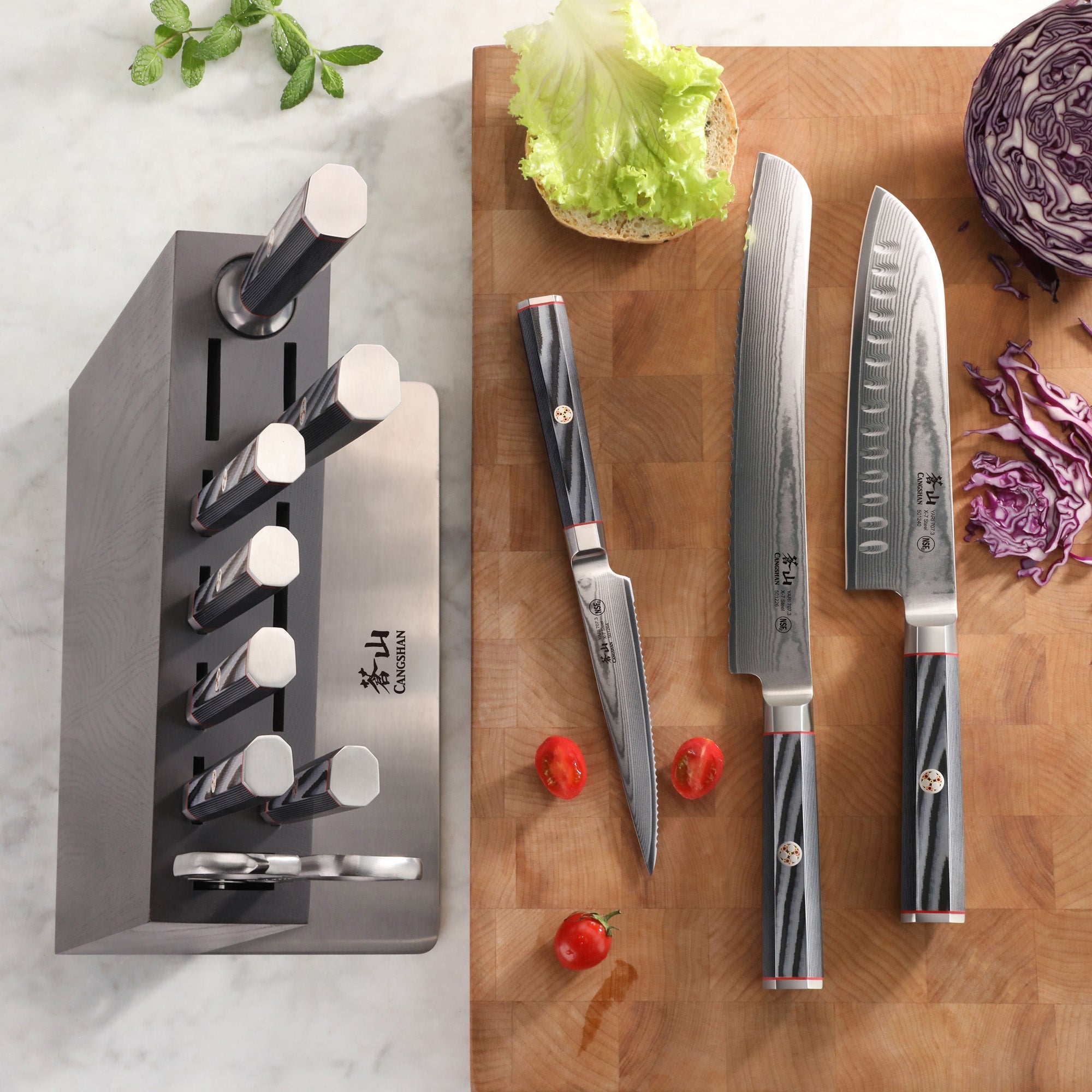 Cangshan 501370 YARI Series 12-Piece Knife Block Set